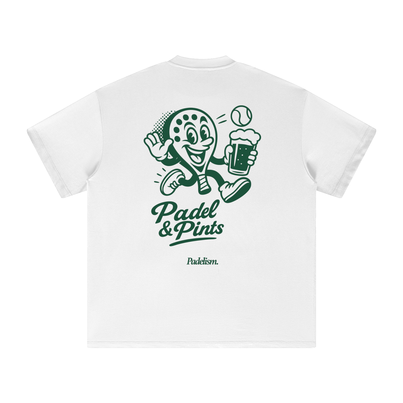 Padel & Pints - Heavyweight T-Shirt Padelism