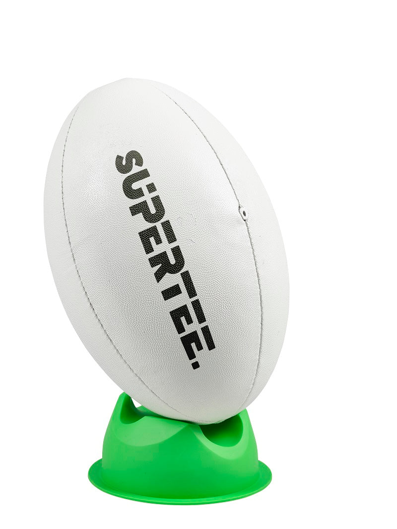 SuperTee Xtra rugby kicking tee with ball