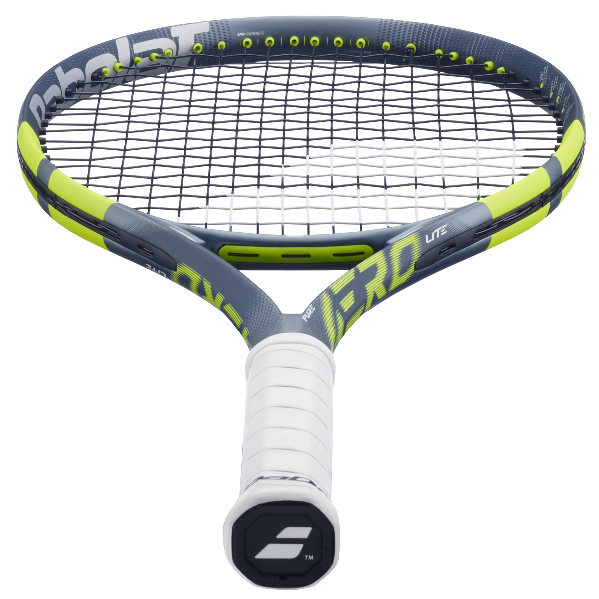 Babolat Pure Aero Lite 2026 Tennis Racket Unstrung - Grey/Yellow Tennis Rackets Babolat