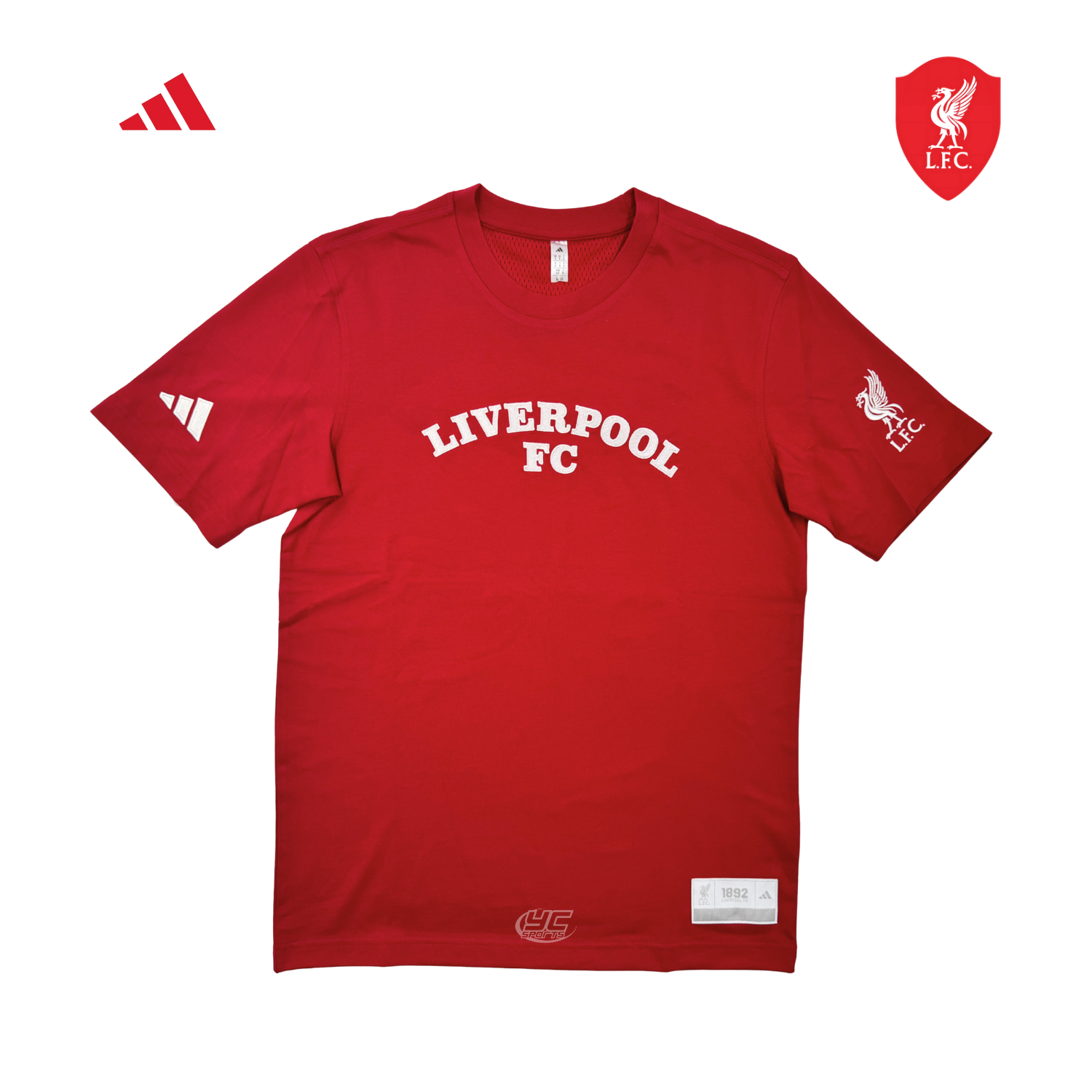 Adidas Liverpool F.C. 25/26 US T-Shirt Men - Red Red Clothing Adidas