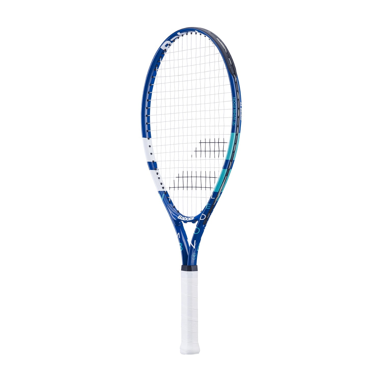 Babolat Junior 23 Wimbledon Tennis Racket - Strung - White