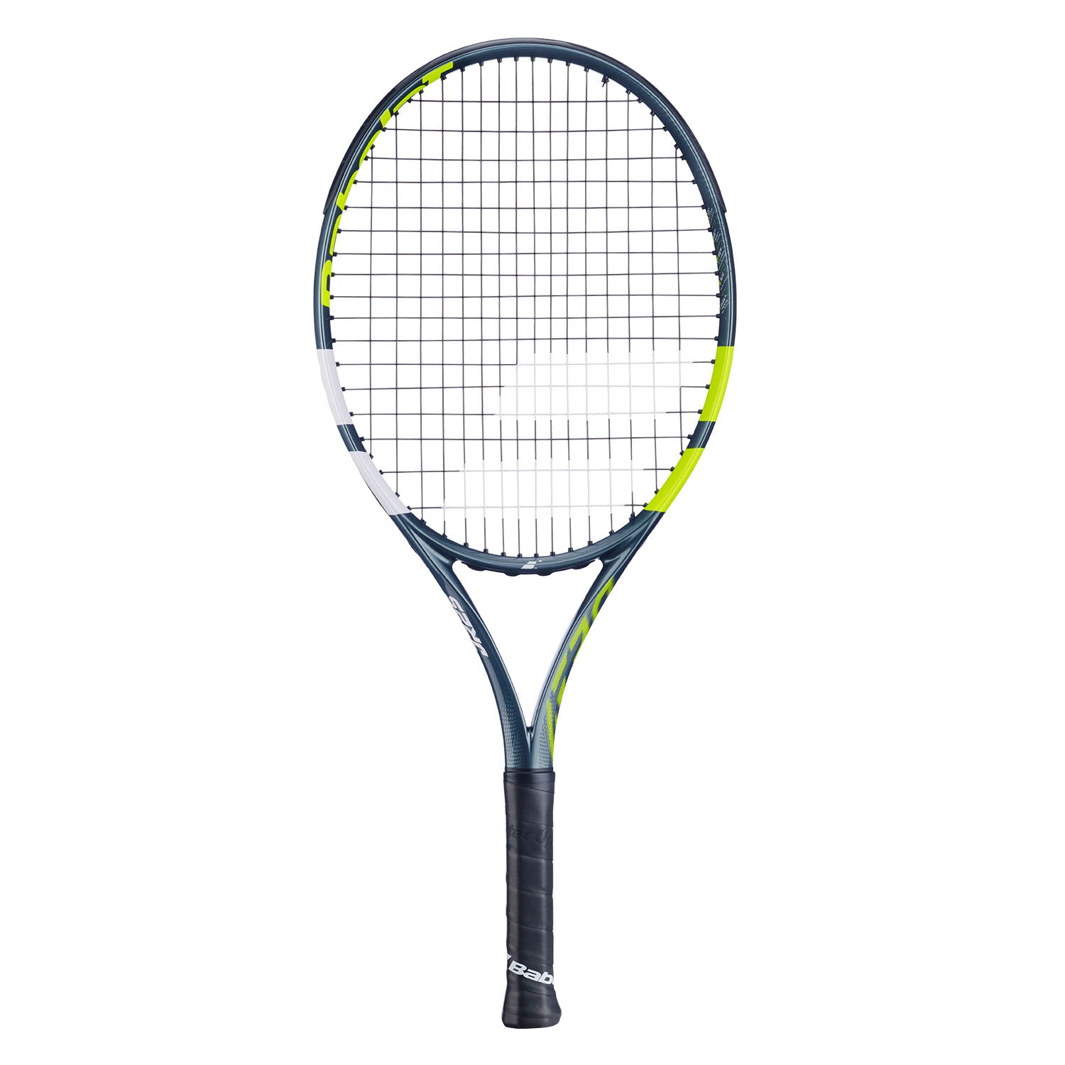 Babolat Aero Junior 25 2026 Tennis Racket Strung - Grey/Yellow Grey Yellow 25" Tennis Rackets Babolat