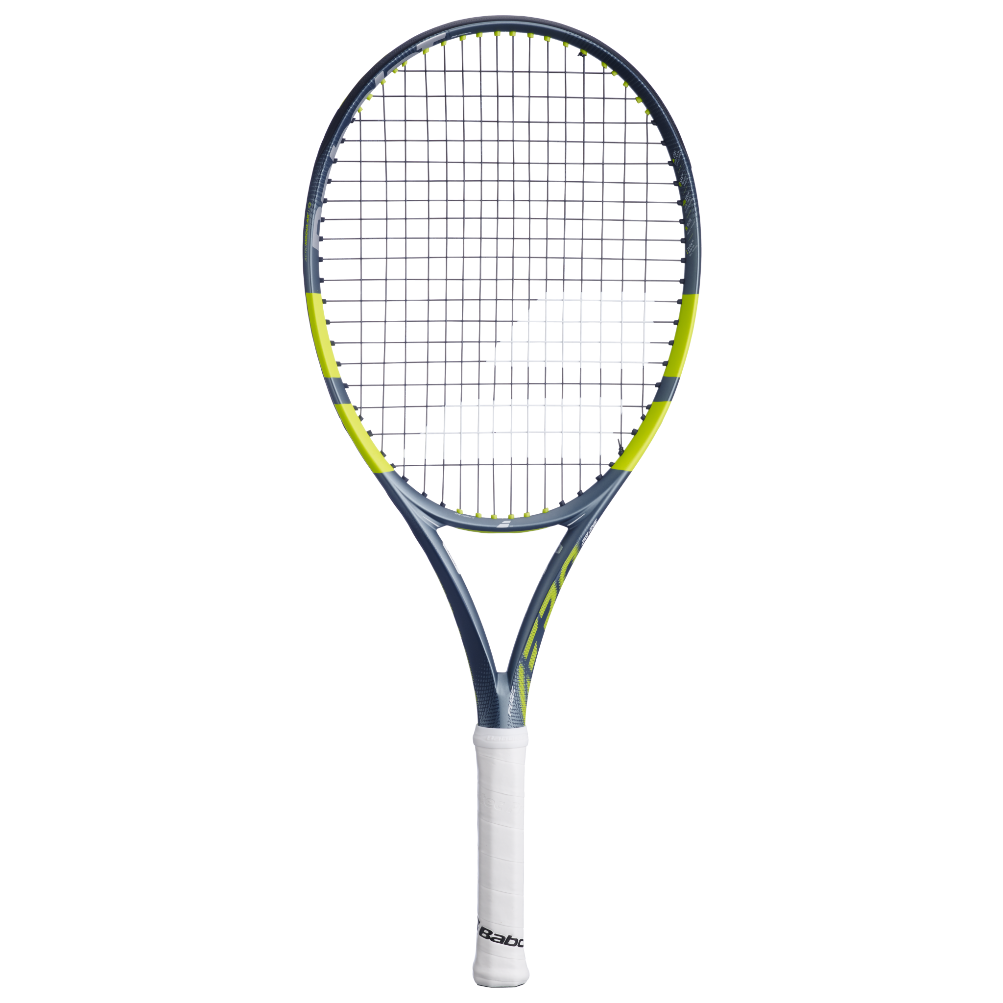 Babolat Pure Aero Junior 26 2026 Tennis Racket - Grey/Yellow Grey Yellow 26" Tennis Rackets Babolat