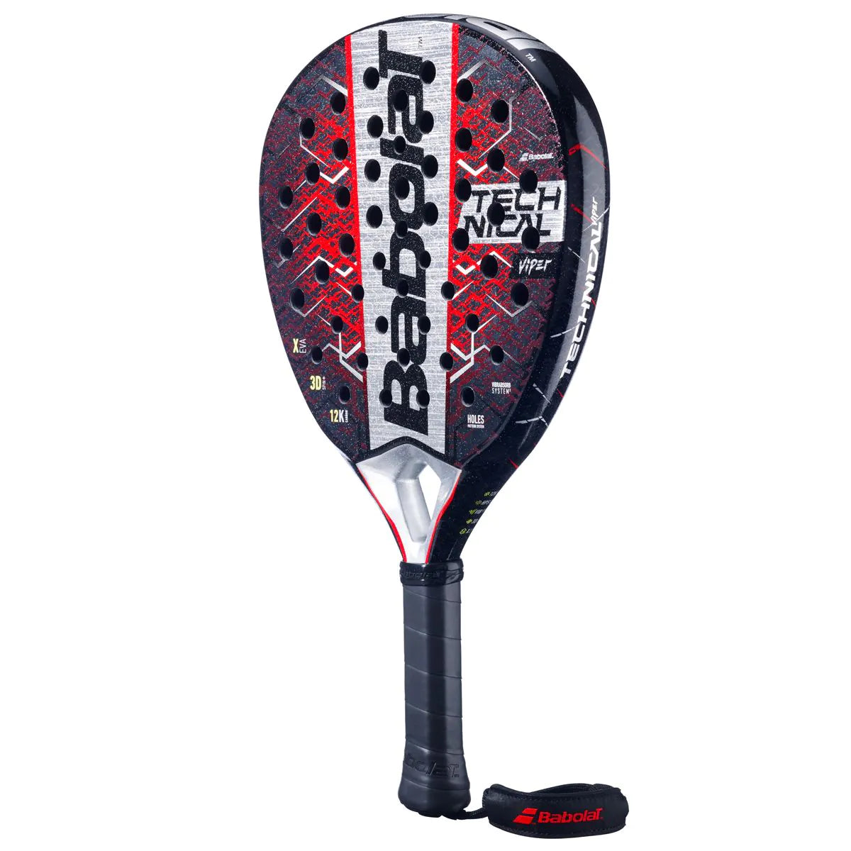 Babolat Technical Viper Padel Racket - Black/Red