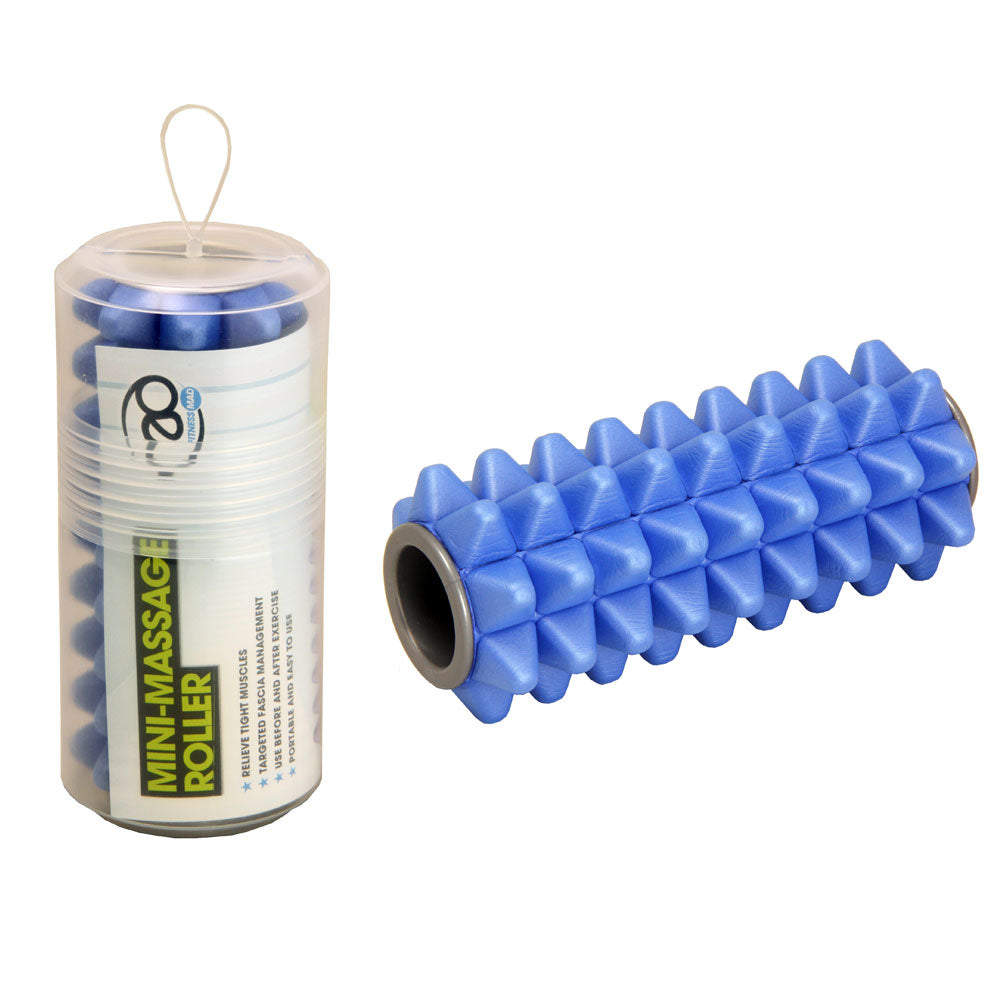 Fitness Mad FM Mini Massage Foam Roller 16cm (Blue) Clearance Fitness Mad