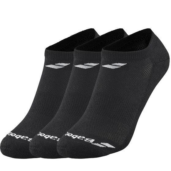 Babolat Invisible Socks 3 Pack Unisex - Black Black Black Clothing Babolat