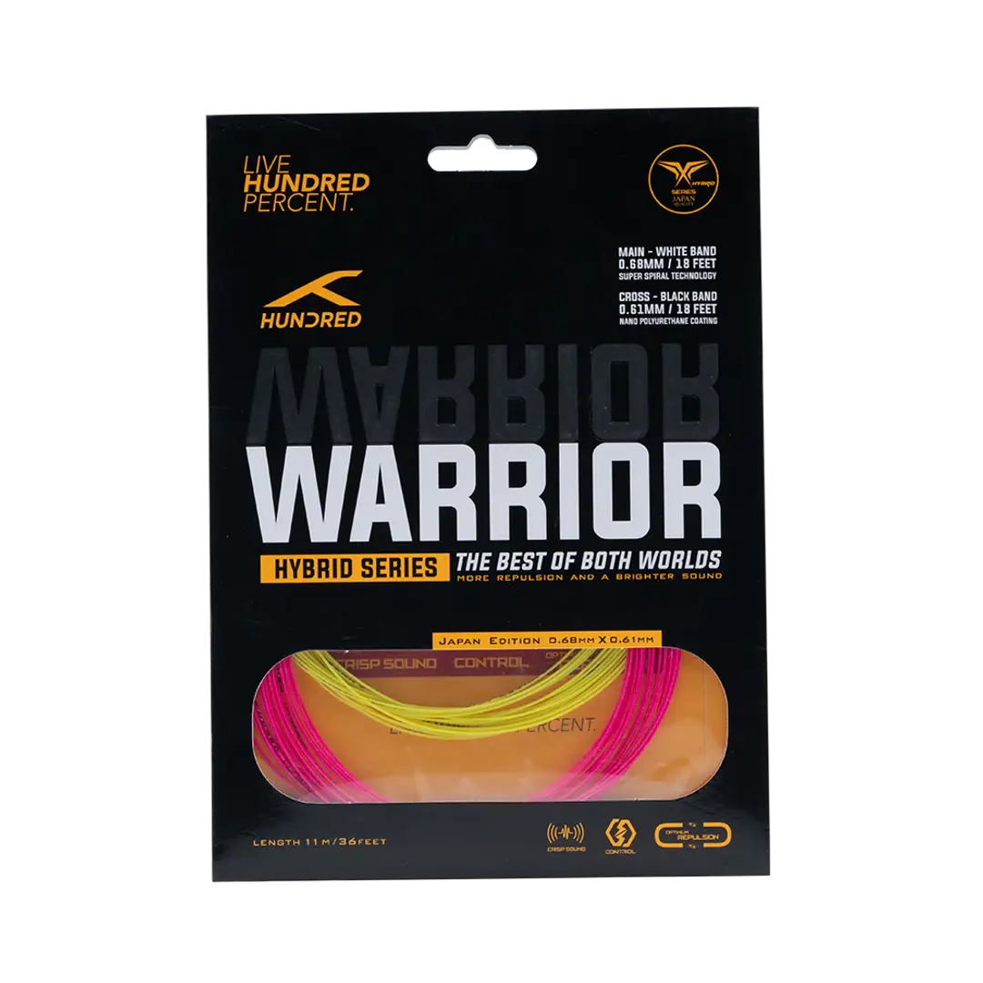 Hundred Hybrid Warrior (HBAA-3M069-4) Badminton String