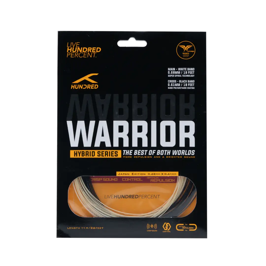Hundred Hybrid Warrior (HBAA-3M069-3) Badminton String