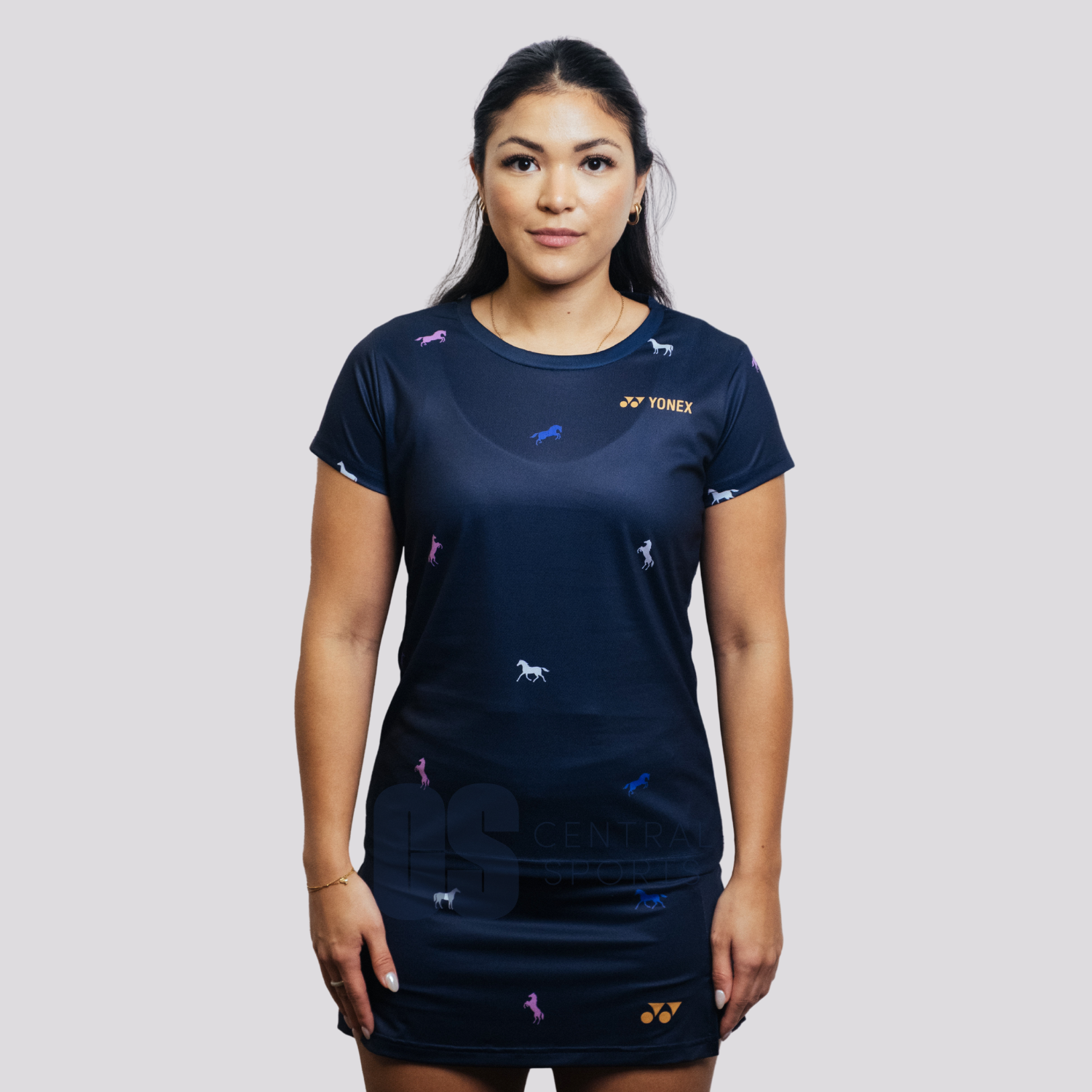 Yonex Midnight Grace – Women’s Performance Shirt (Ink Blue) Yonex CNY2026 TT C Women Ink Blue Clothing Yonex