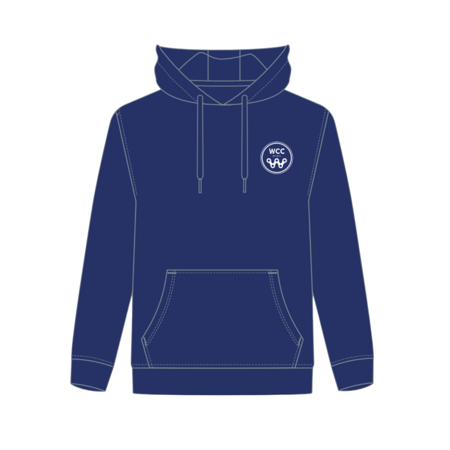 Whitchurch Cycling Club Overhead Hood 2026 Unisex - Navy