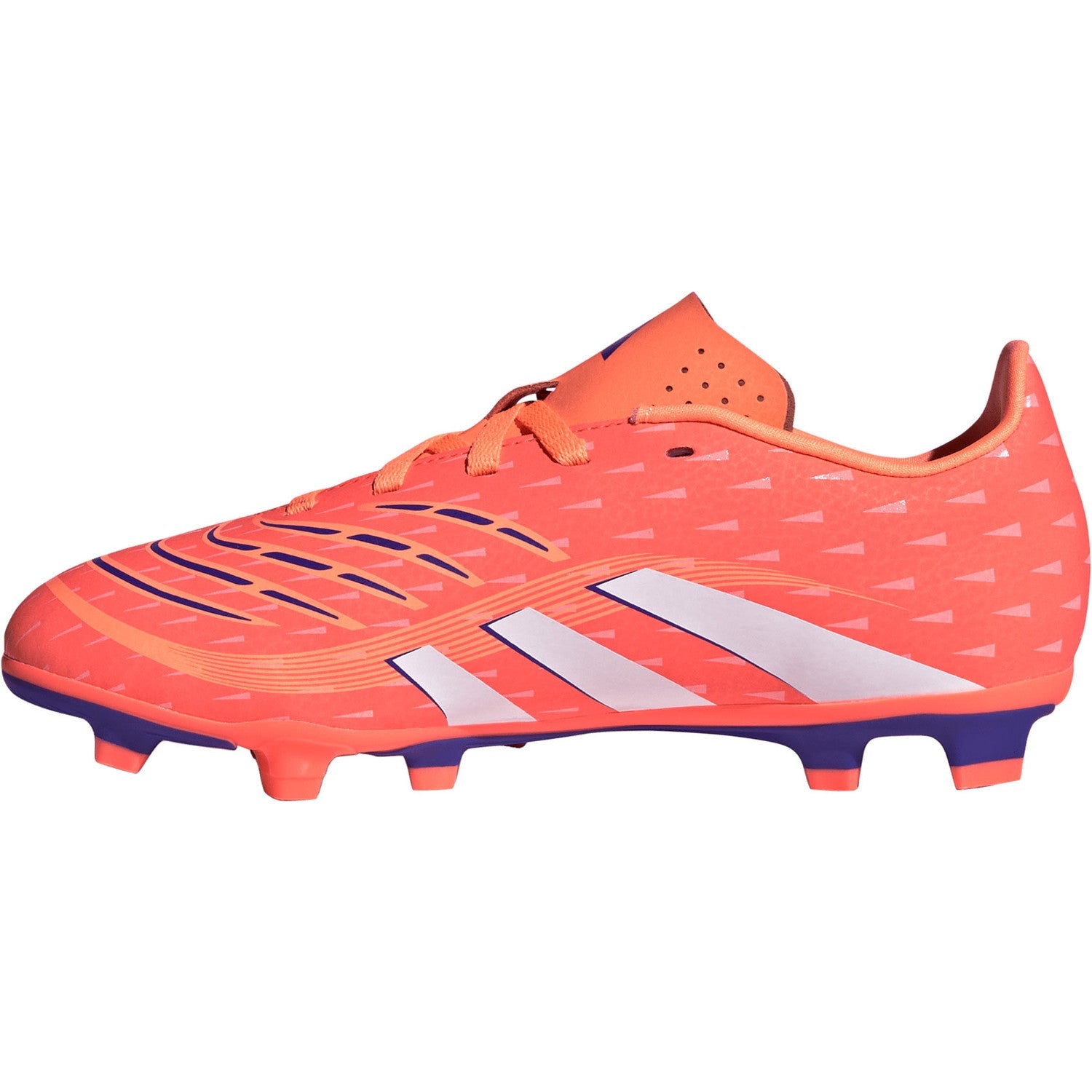 Adidas Predator Club FG/MG Football Boots Junior - Coral/White Adidas Predator Club FG/MG Football Boots Junior - Coral/White