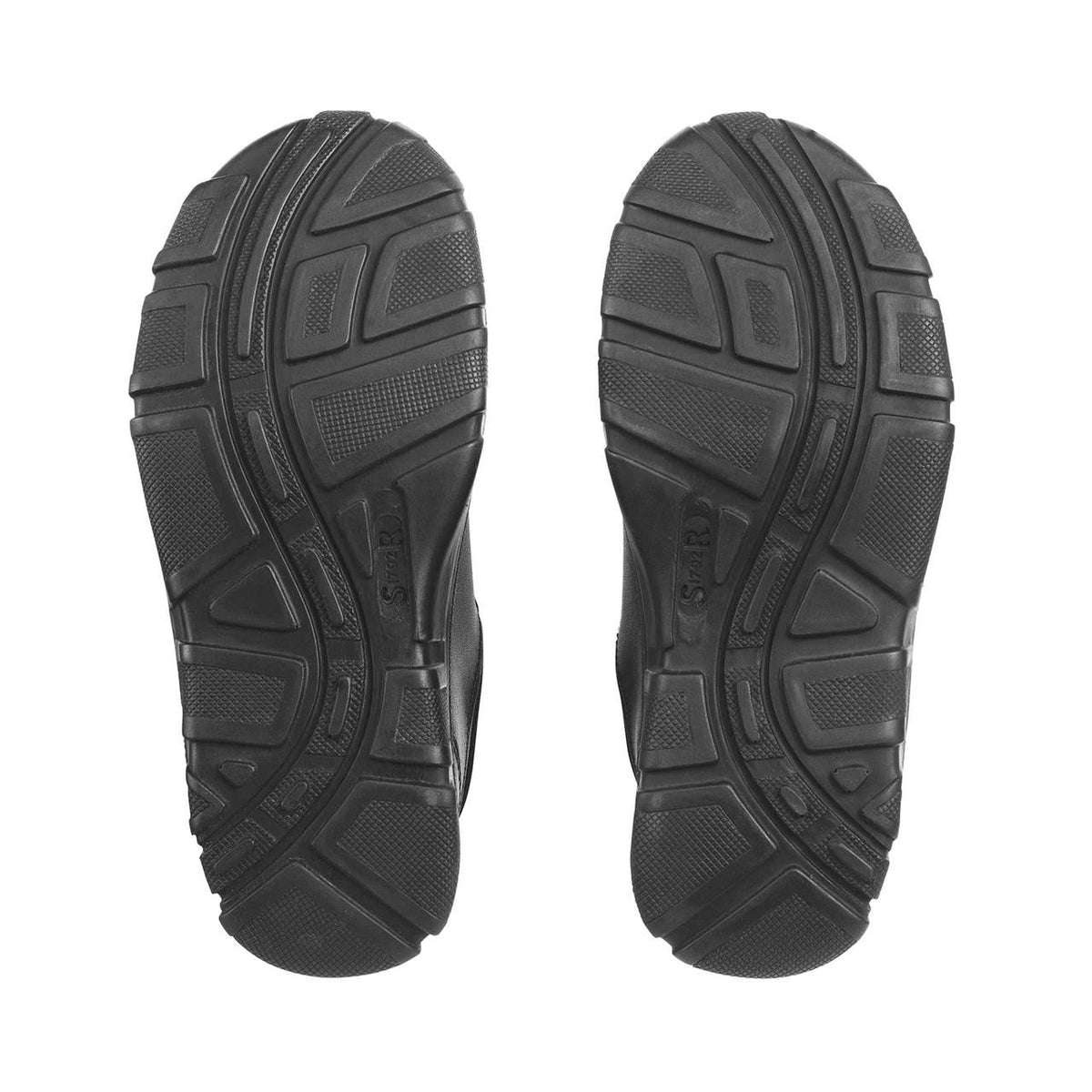 Start-Rite Luke 2273 boys' school shoes, black leather, close-up detail