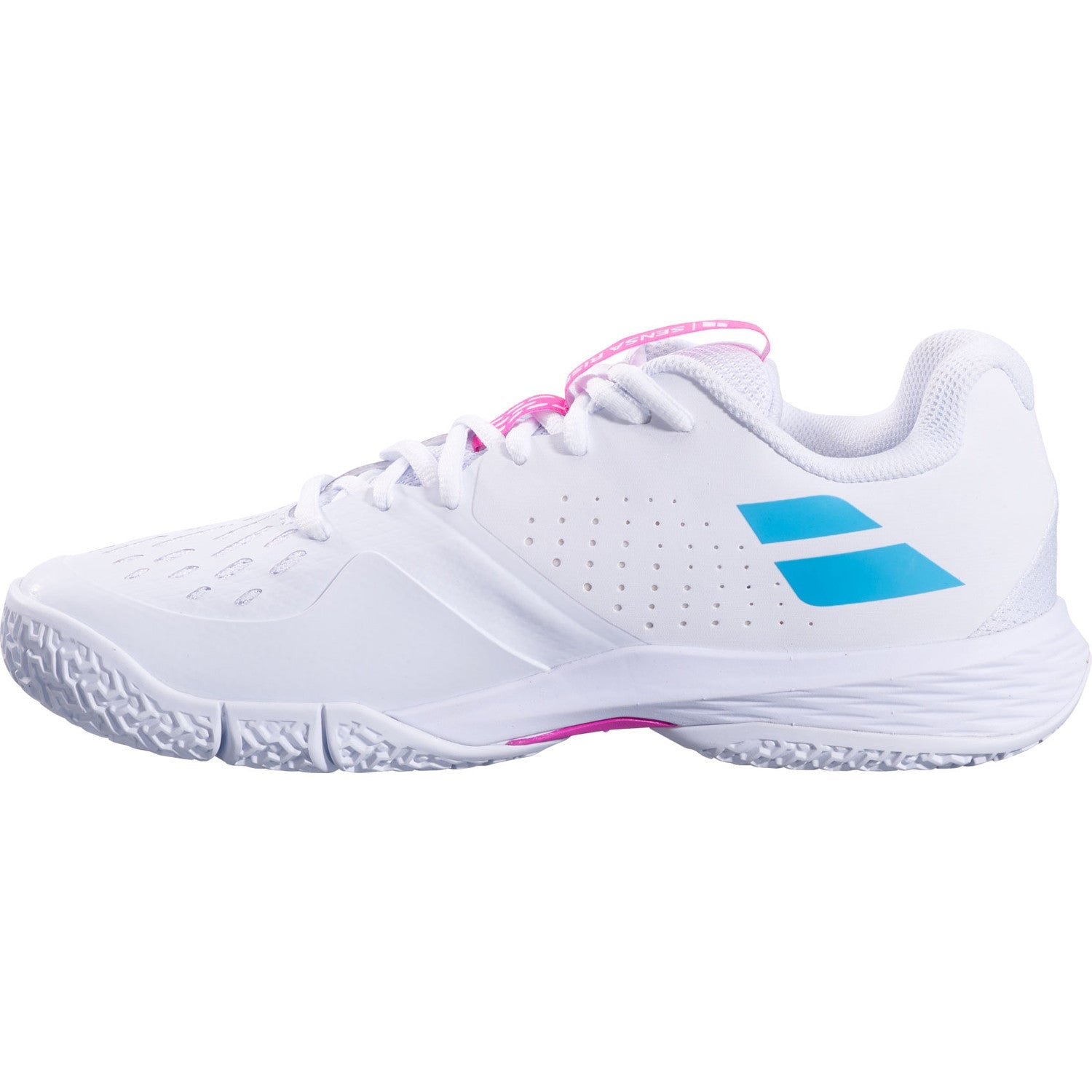Babolat Sensa Rise Women Padel Shoes - White/Red