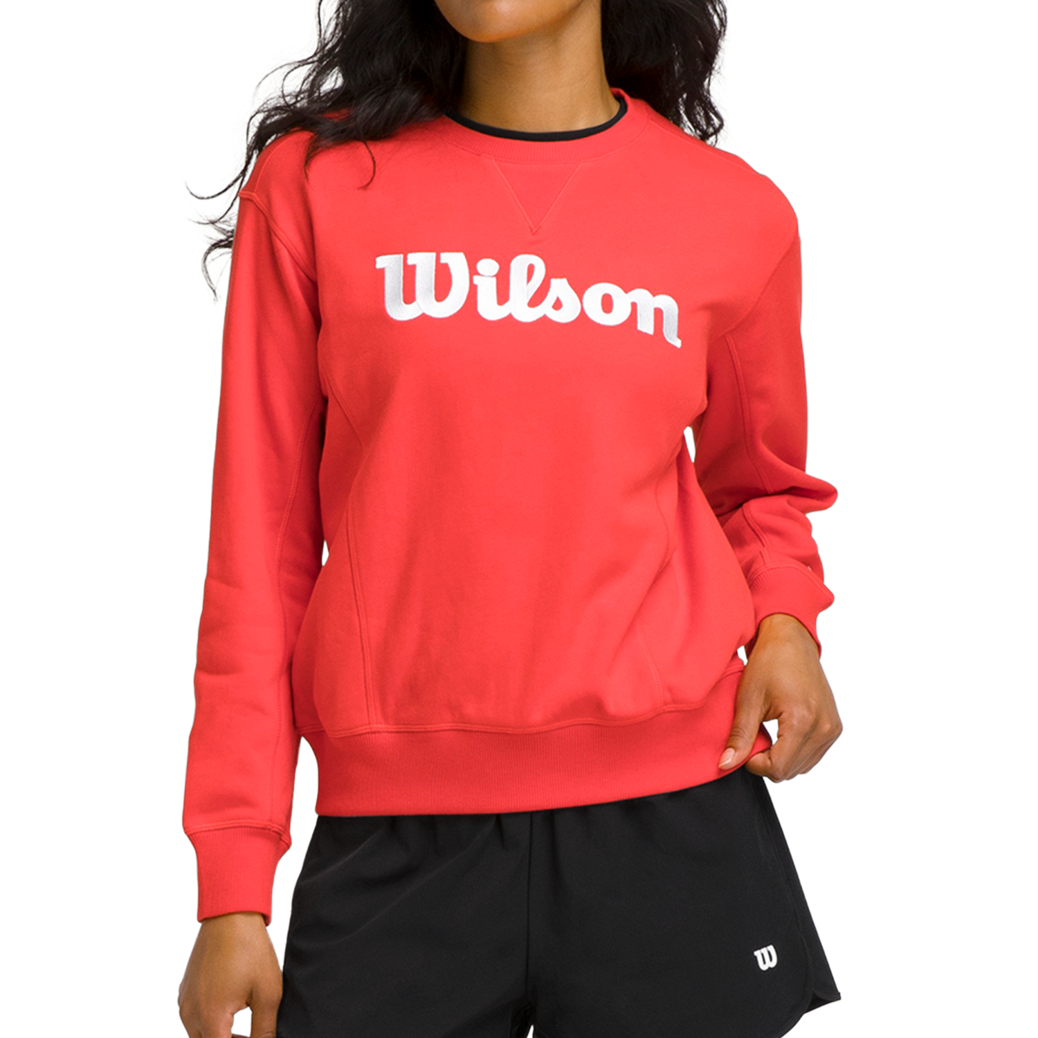 Wilson Team Crewneck T-Shirt Women - Infrared Infrared Clothing Wilson