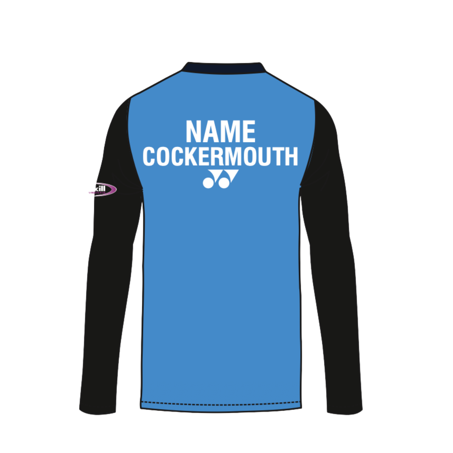 Yonex Cockermouth Badminton Track Top Junior - Sky/Black