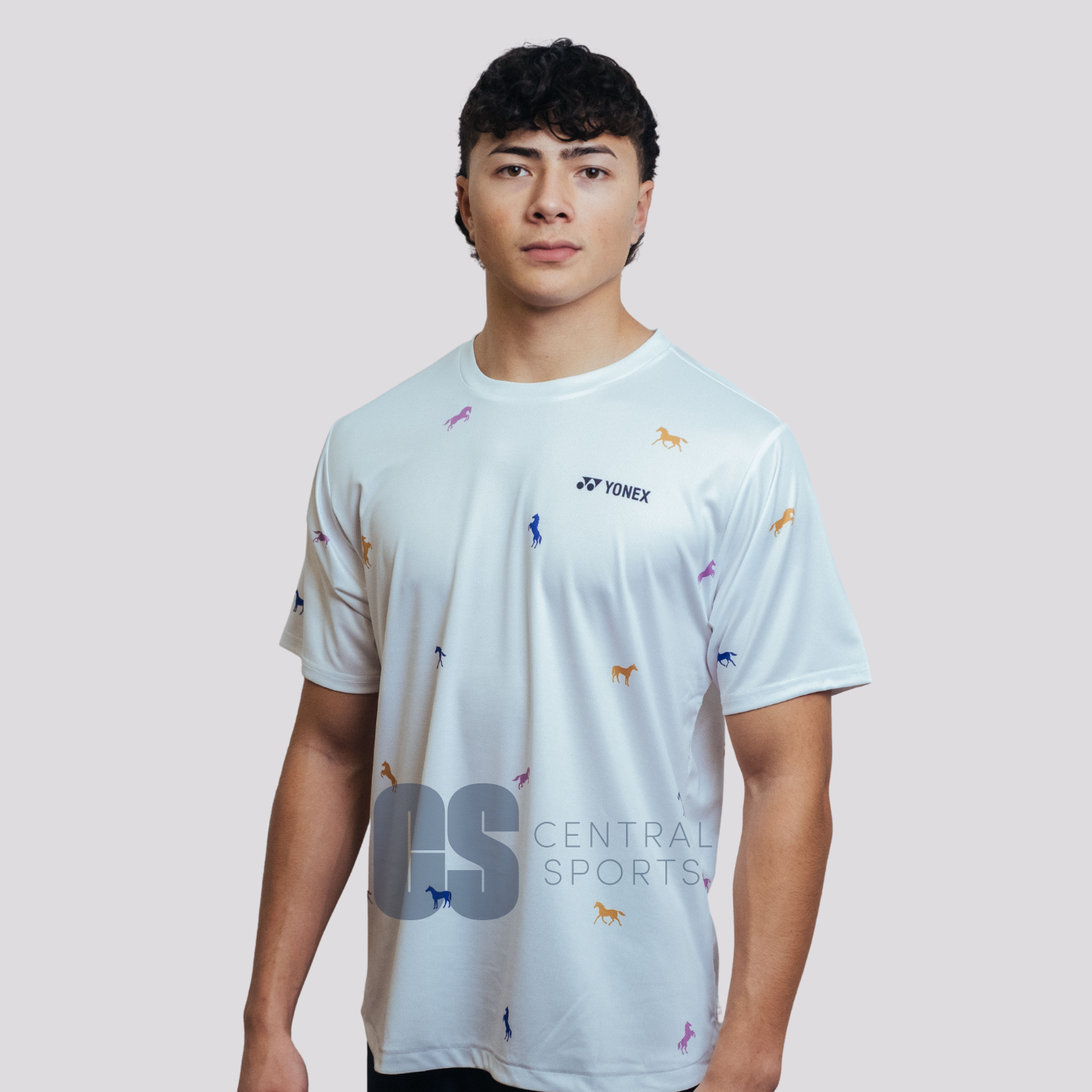Yonex Festival Gallop – Men’s Performance Shirt (White) Yonex CNY2026 TT C Men Clothing Yonex