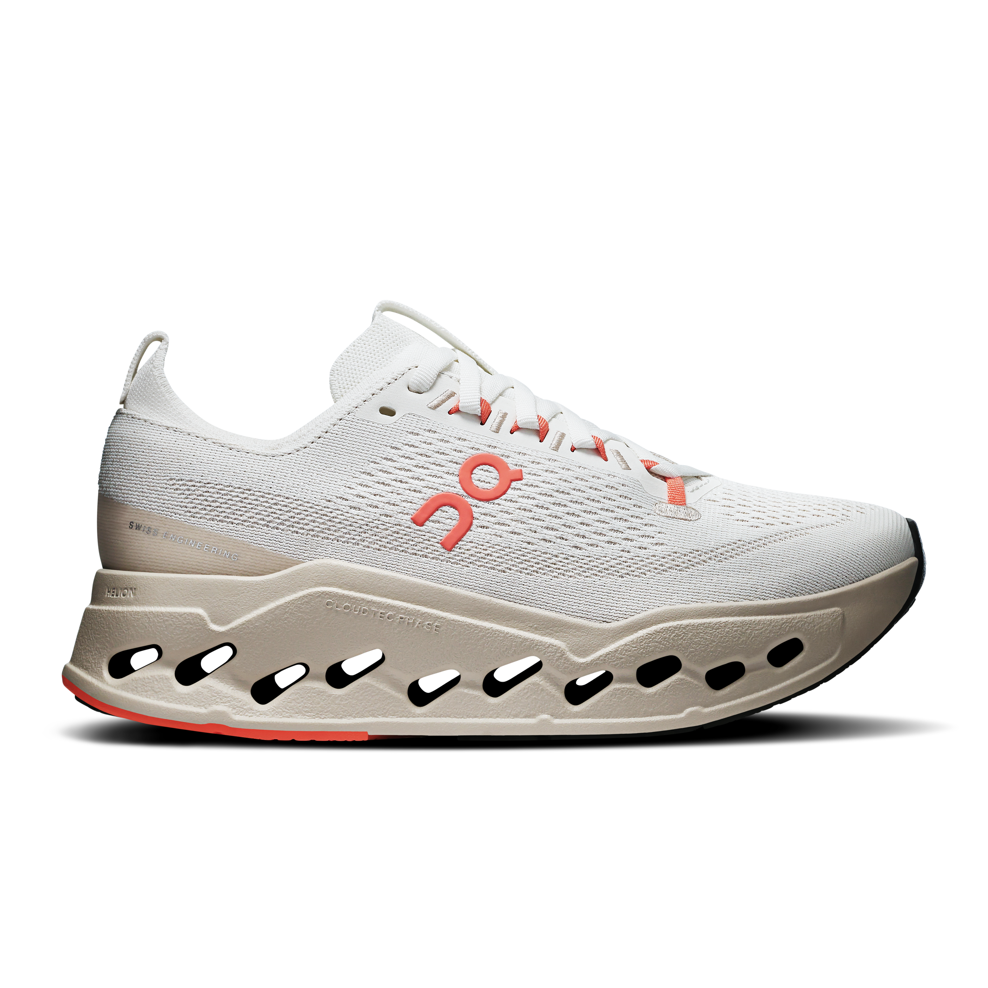 On Running Cloudsurfer Max Running Shoe Men - Ivory/Salmon