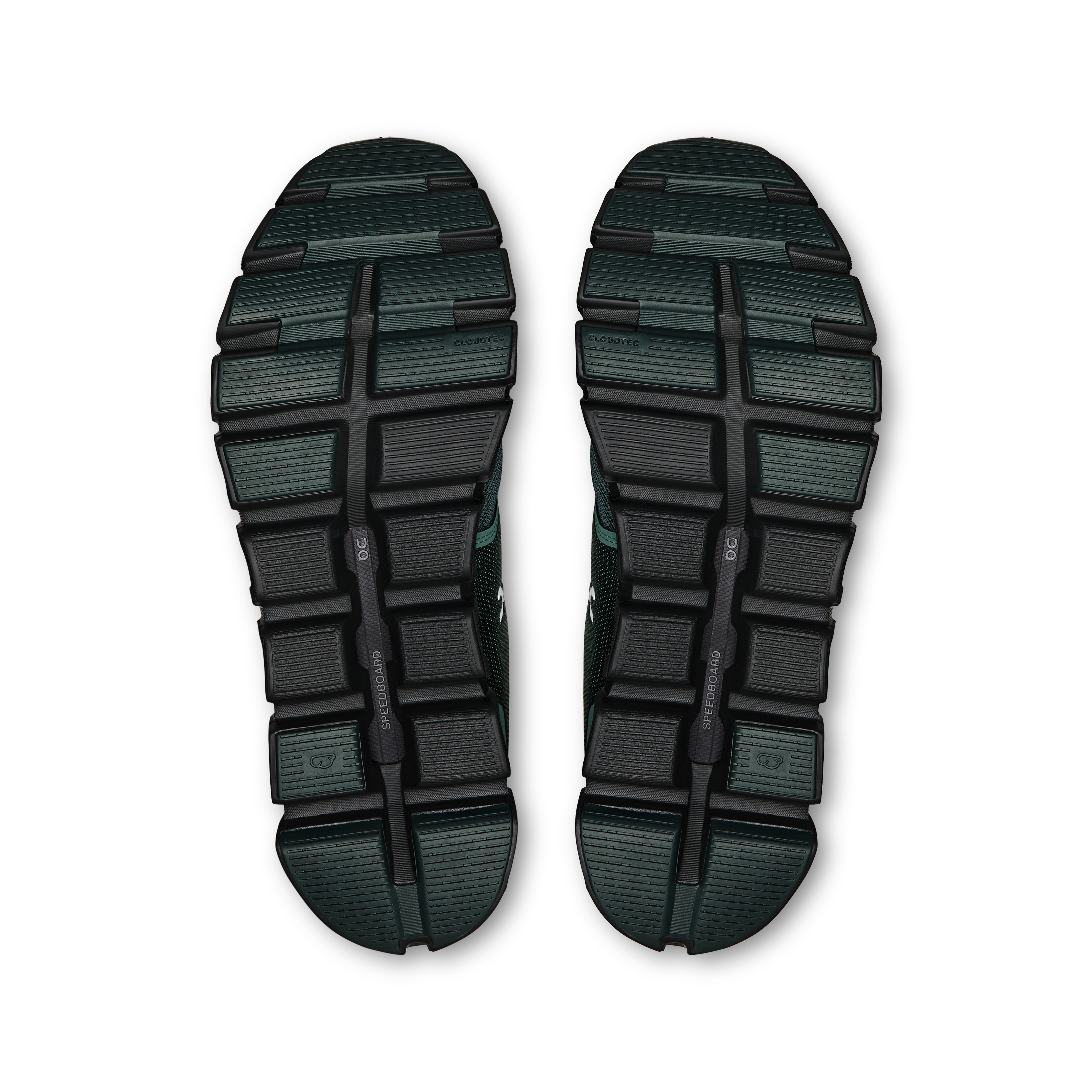 On Cloud 6 Running Shoes Men - Evergreen/Black
