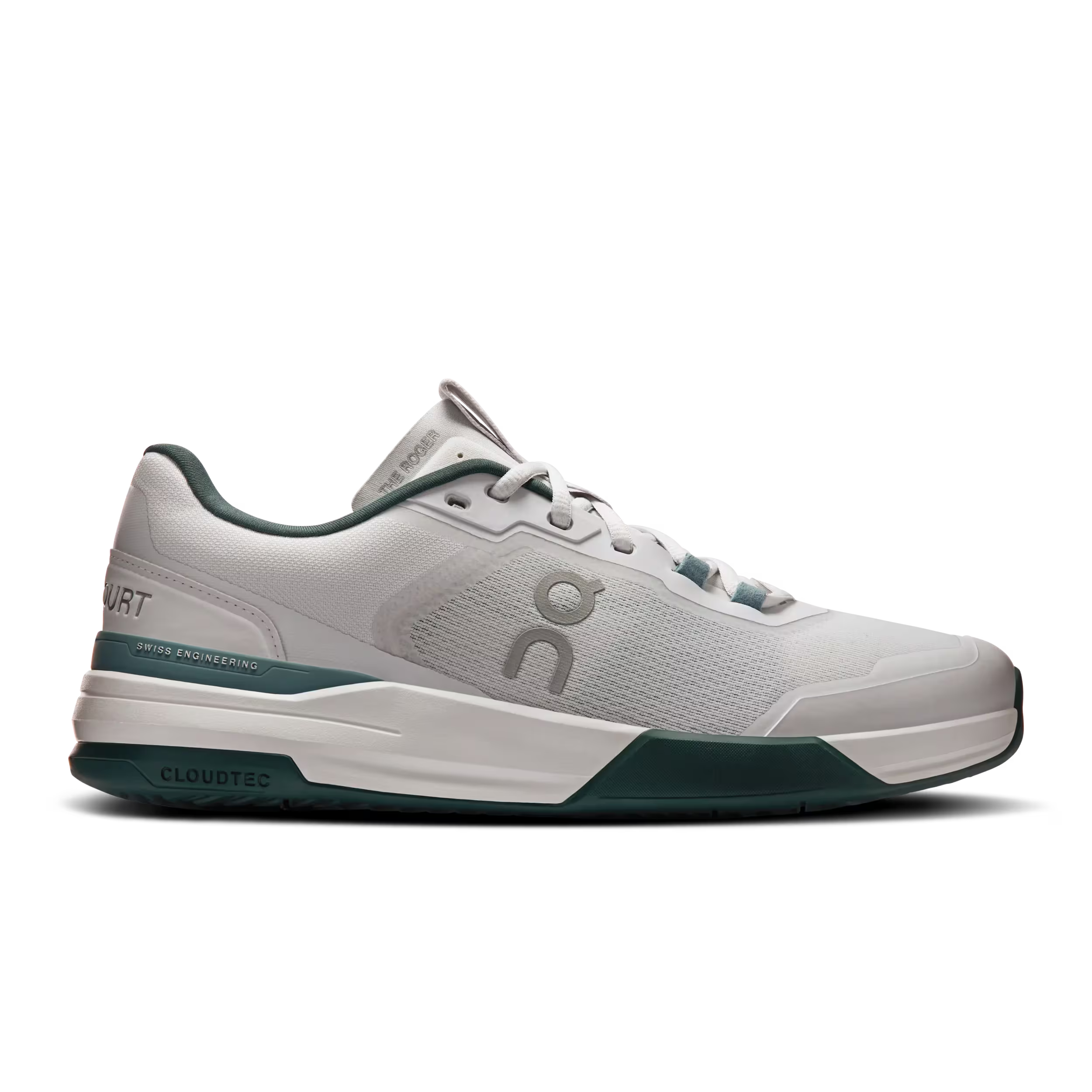 On Running The Roger ADV Pro Tennis Shoe Men - Frost/Evergreen Frost Evergreen Running Shoes On Running