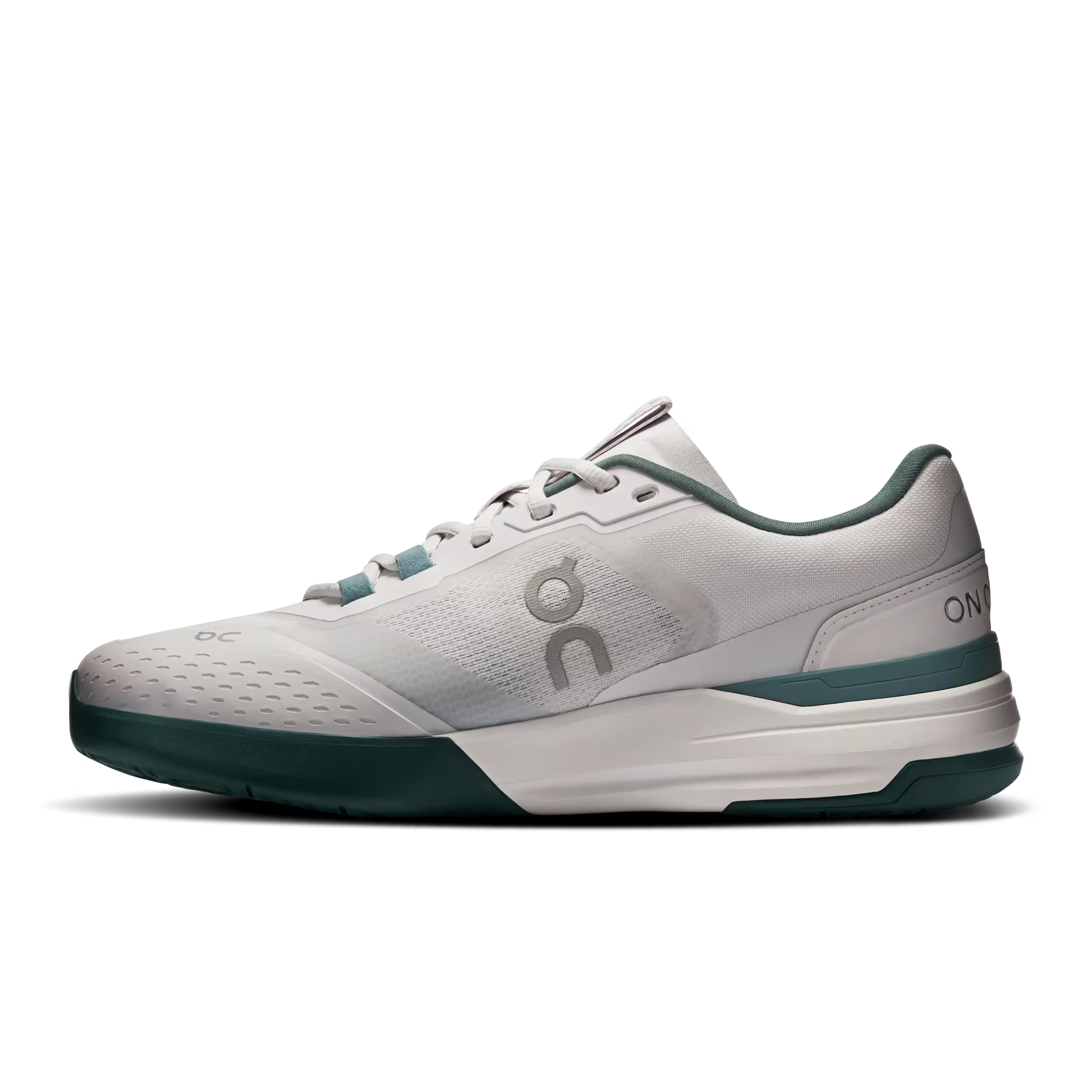 On Running The Roger ADV Pro Tennis Shoe Men - Frost/Evergreen Running Shoes On Running