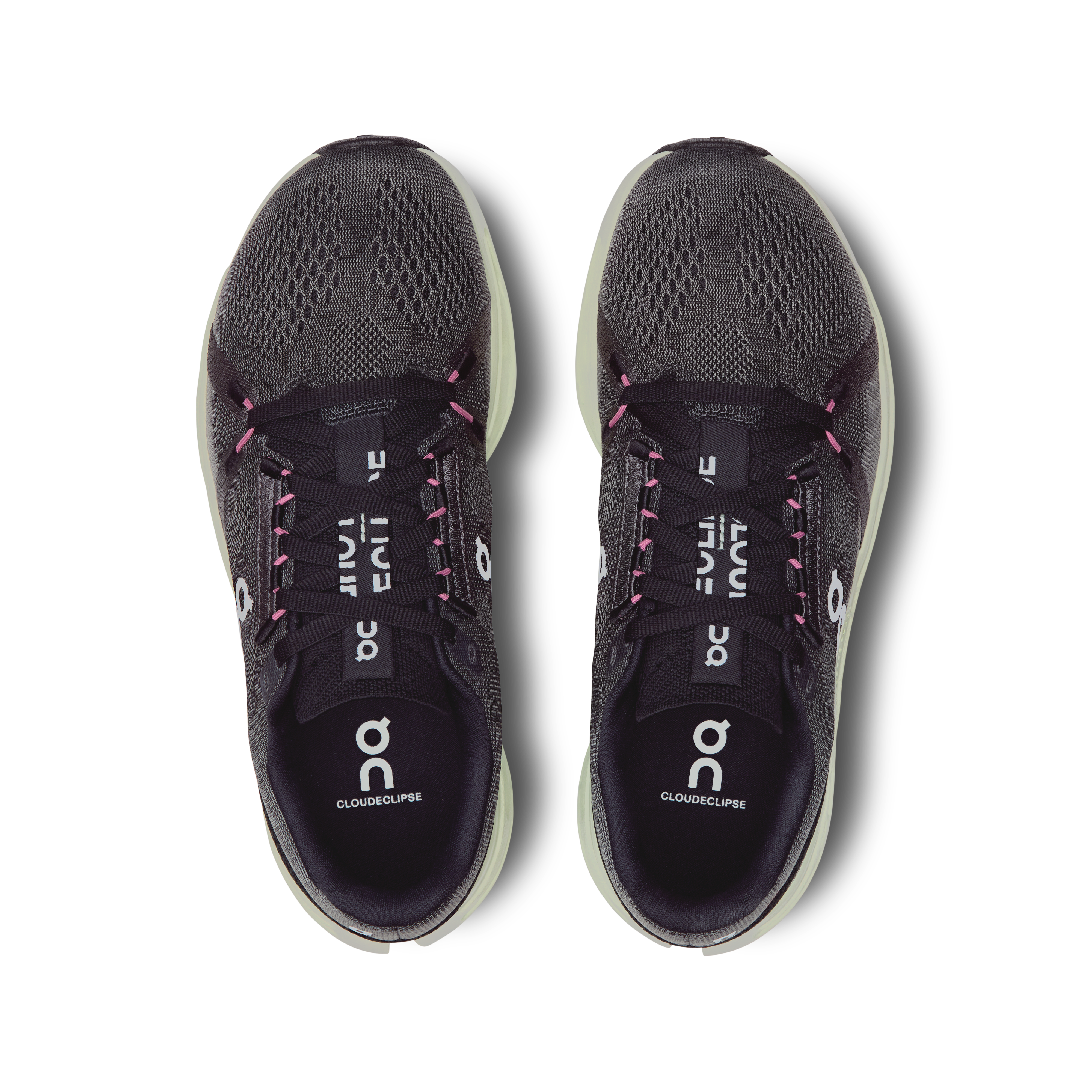 On Cloudeclipse Running Shoes Men - Rock/Lima