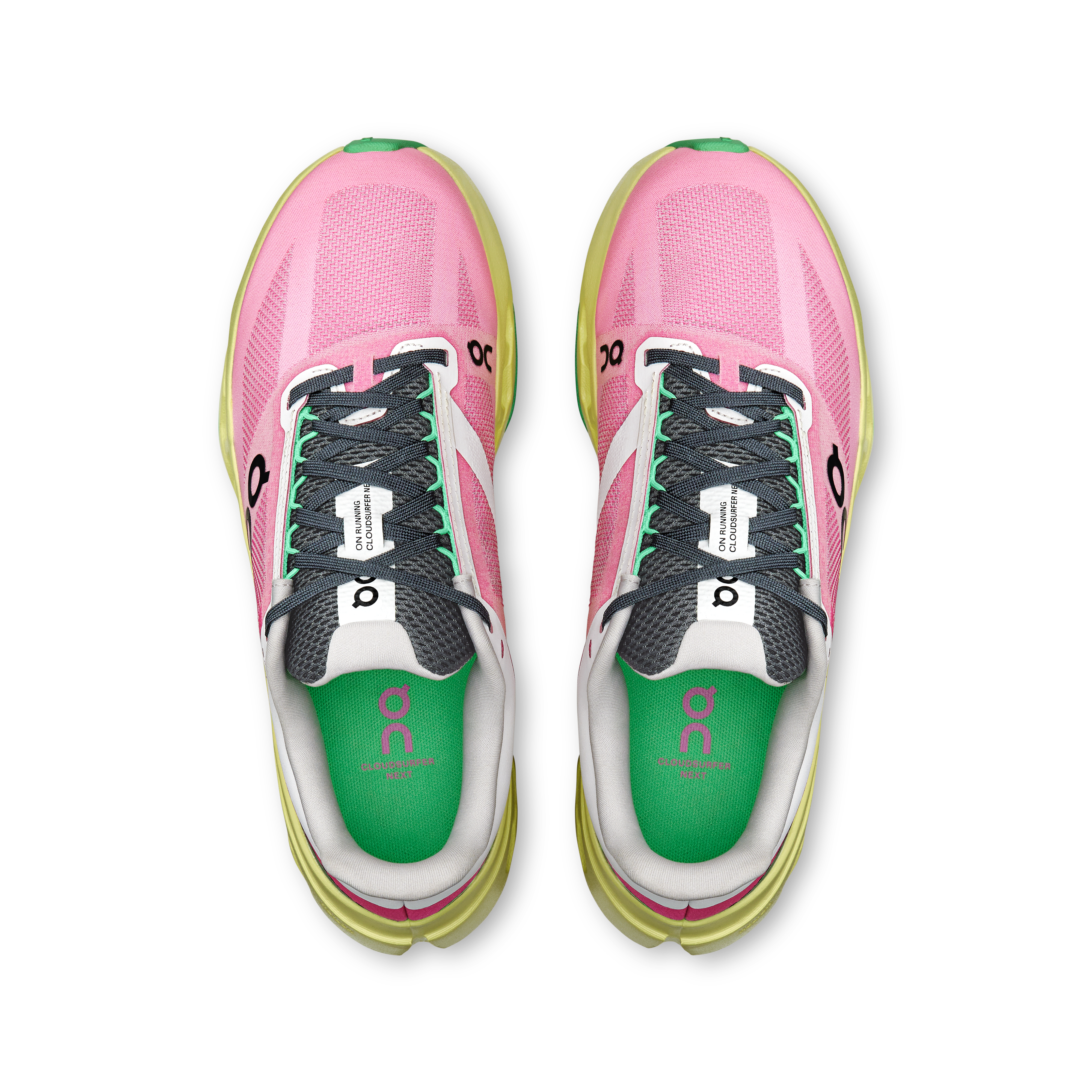 ON Cloudsurfer Next 2 Running Shoes Women-Pink/Limelight