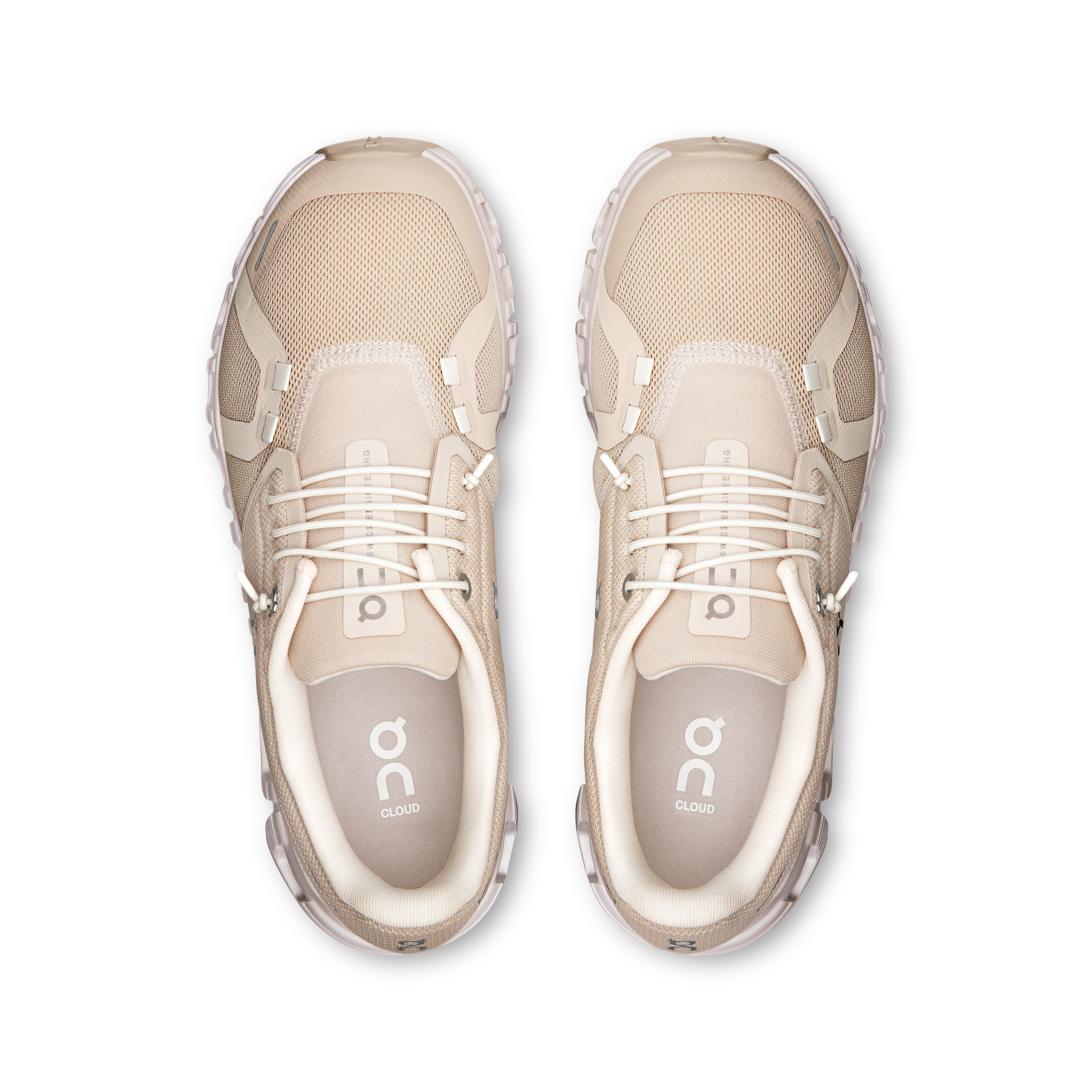 On Cloud 6 Running Shoes Women - Pearl/White Running Shoes On Running