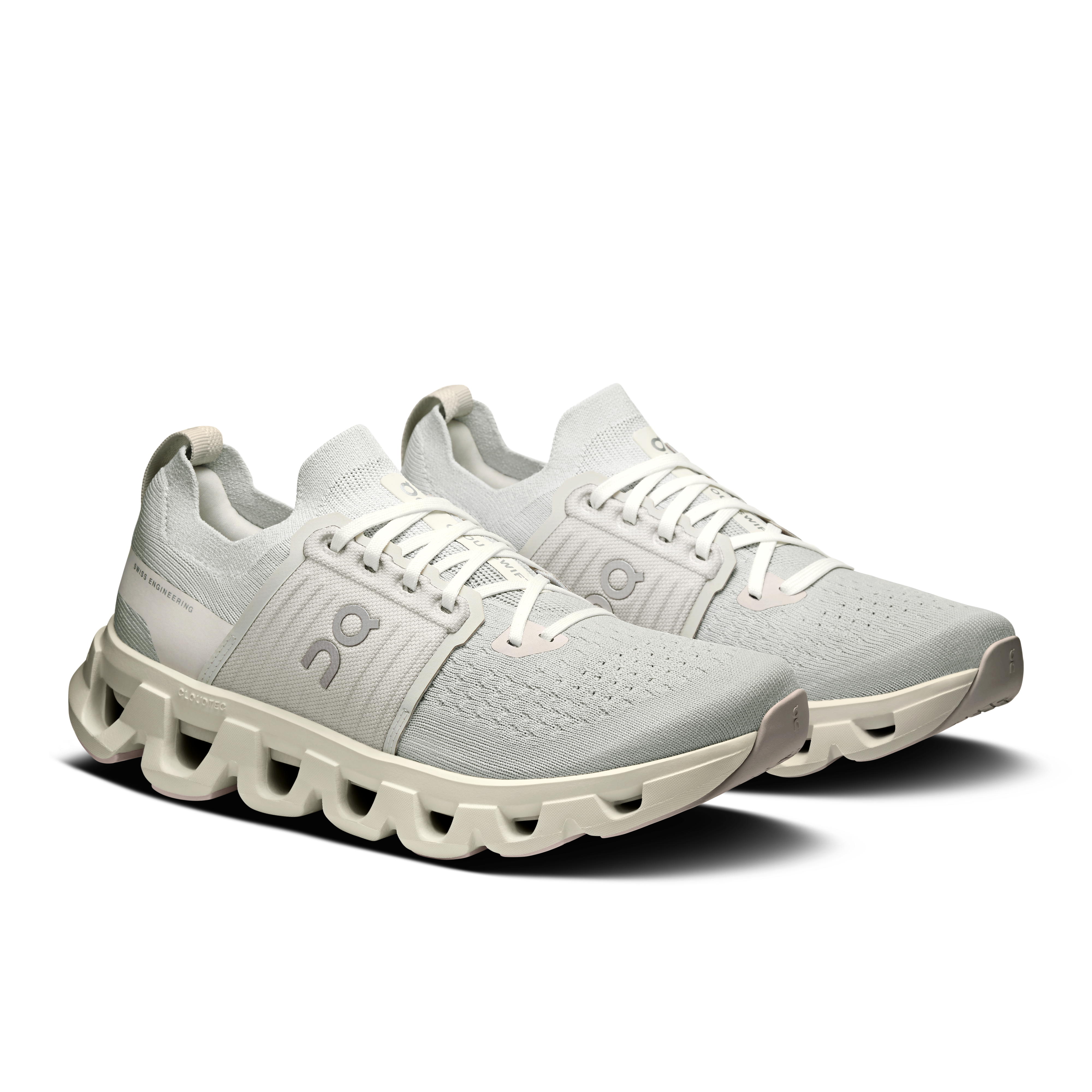 On Cloudswift 4 Running Shoes Women - Wolf/Sand Running Shoes On Running