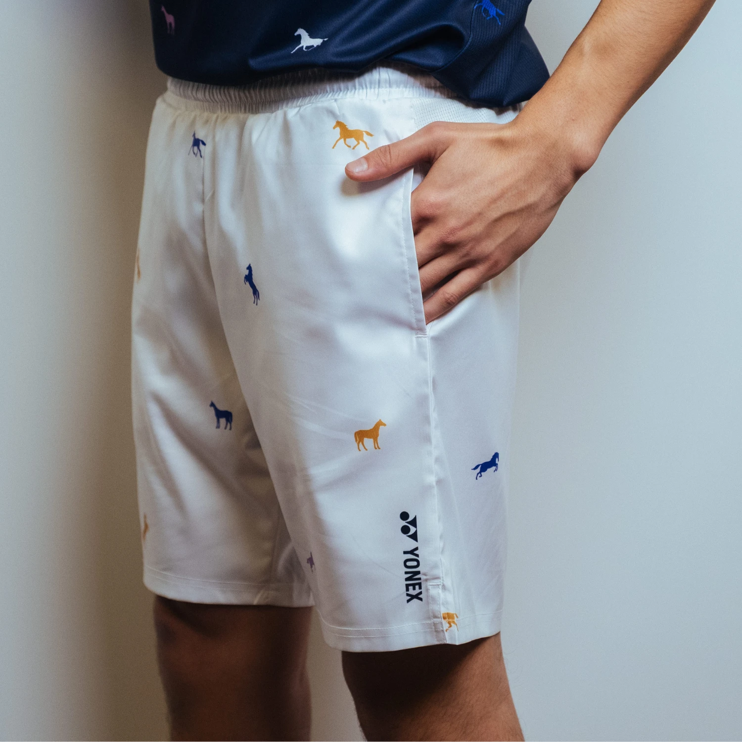 Yonex Galloping Spirit – Performance Game Shorts (White) Yonex CNY2026 Game Short A Men Clothing Yonex