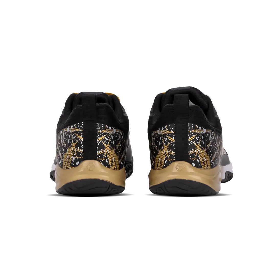 Hundred Beast Max Badminton Shoes - Black/Gold