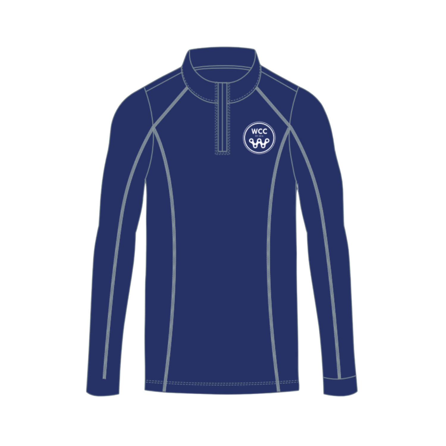 Whitchurch Cycling Club Midlayer 1/4 Zip 2026 Unisex - Navy