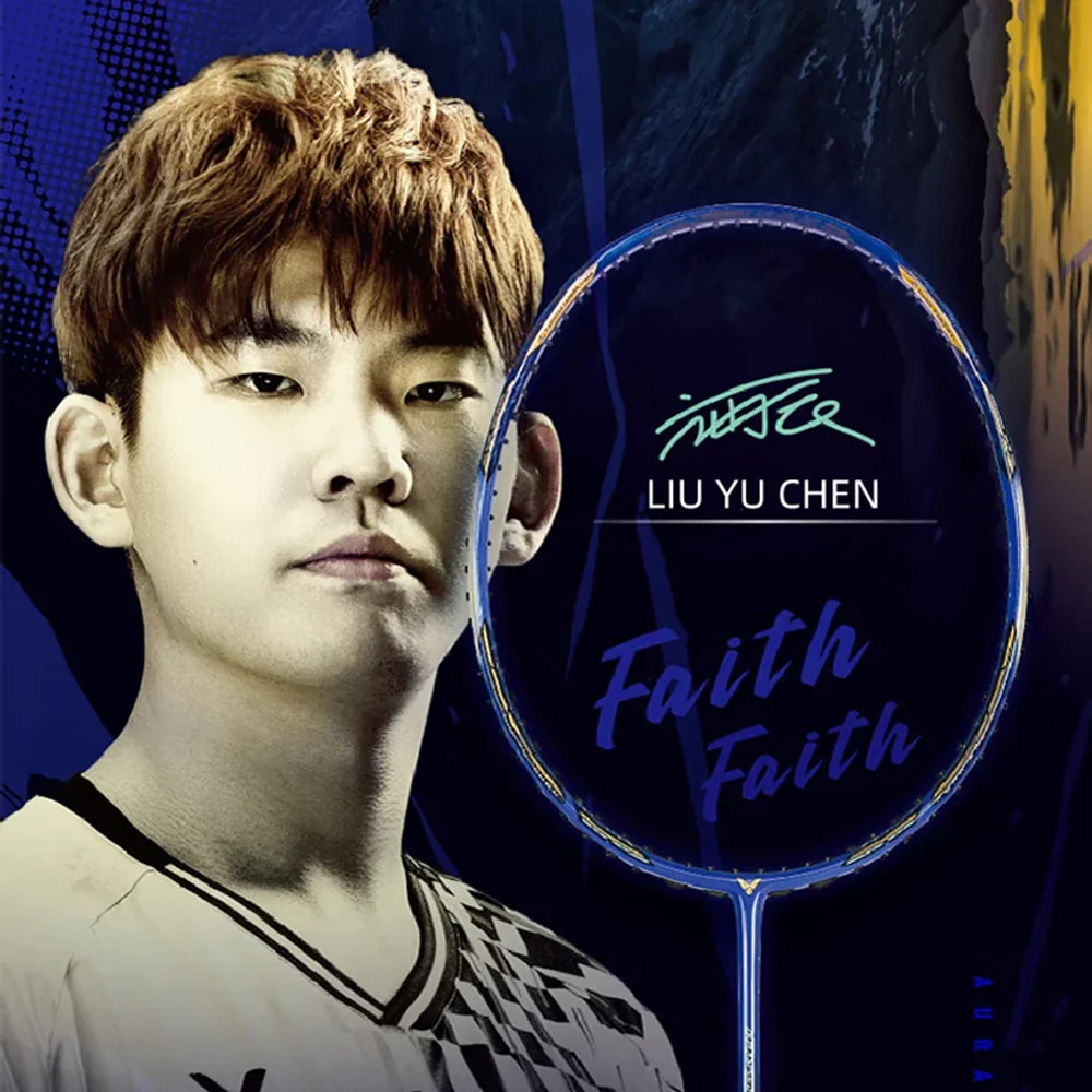 Victor Auraspeed LYC B Badminton Racket - Galactic Cobalt Blue Badminton Rackets Victor