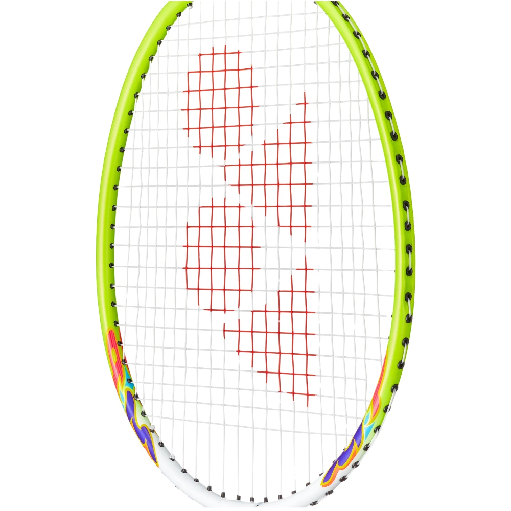Yonex Muscle Power 2 Jr Badminton Racket - White/Lime Yellow Badminton Rackets Yonex