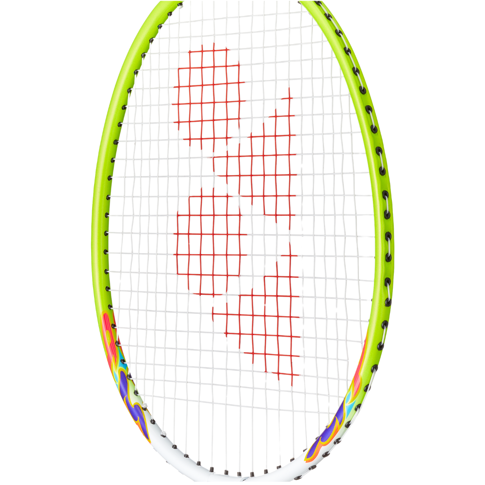 Yonex Muscle Power 2 Jr Badminton Racket (White/Lime Yellow)