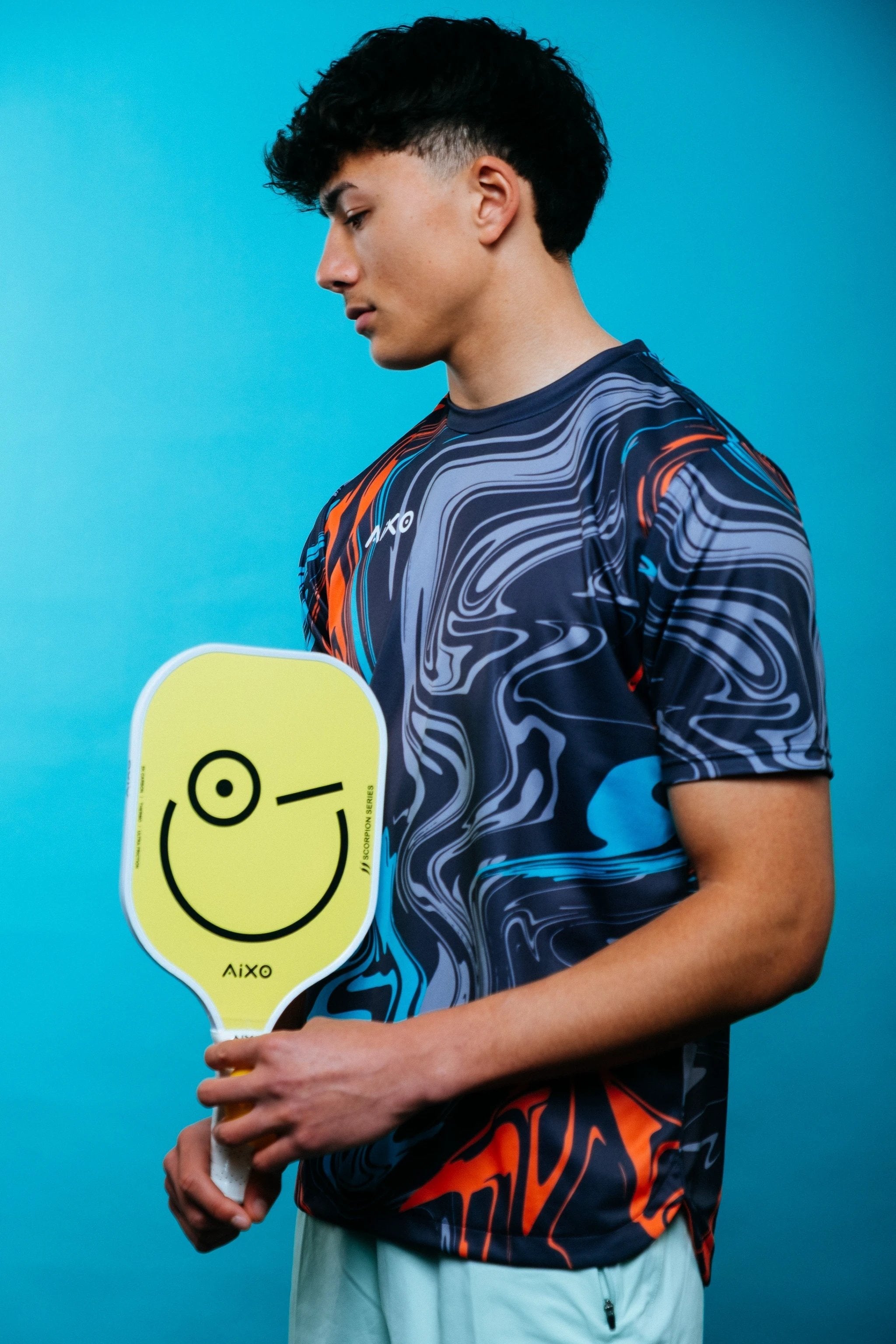 Aixo P11A Scorpion Series Mood 3K Raw Carbon Pickleball Padel Pickleball Paddle Aixo