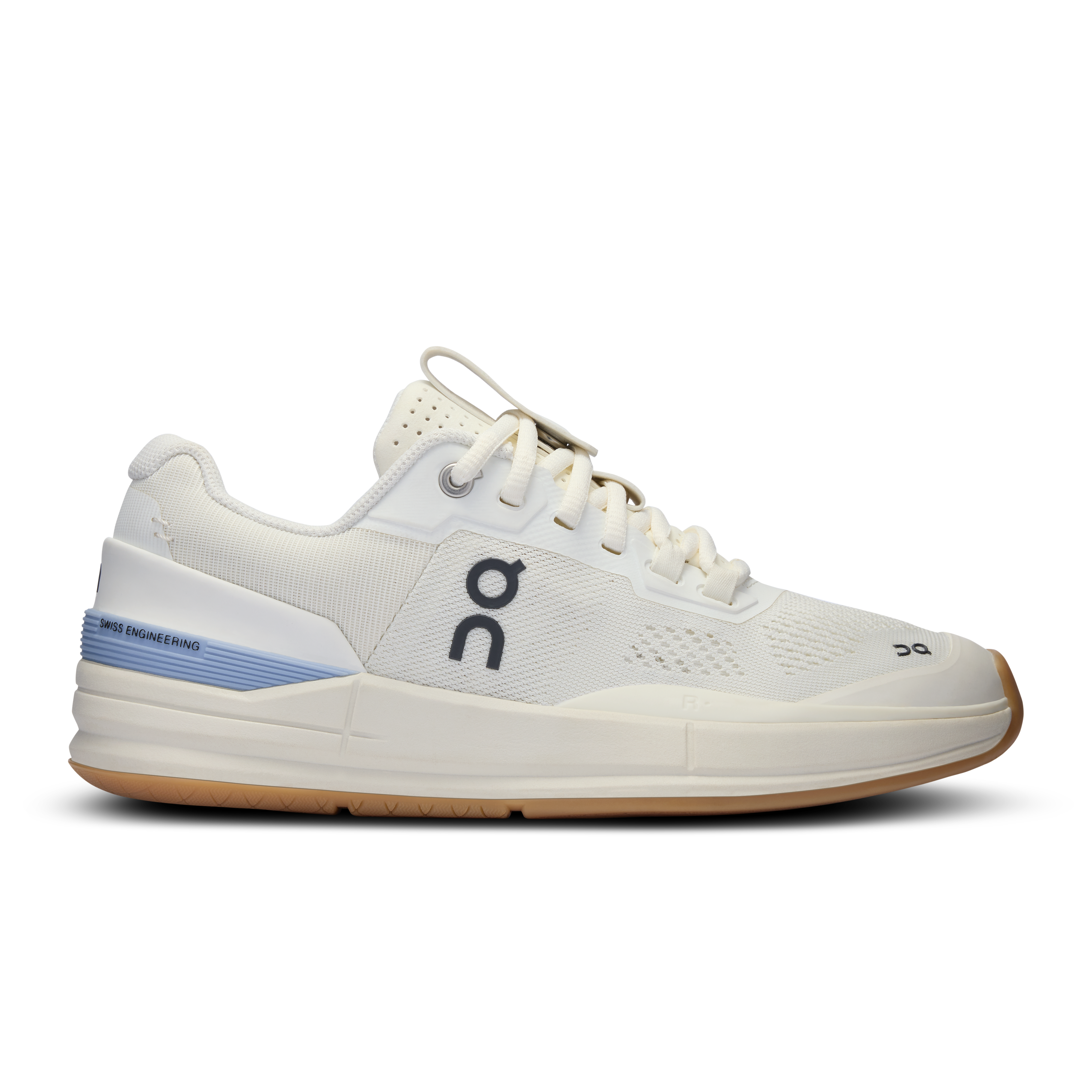On THE ROGER Pro Tennis Shoes Men - Ivory/Chambray
