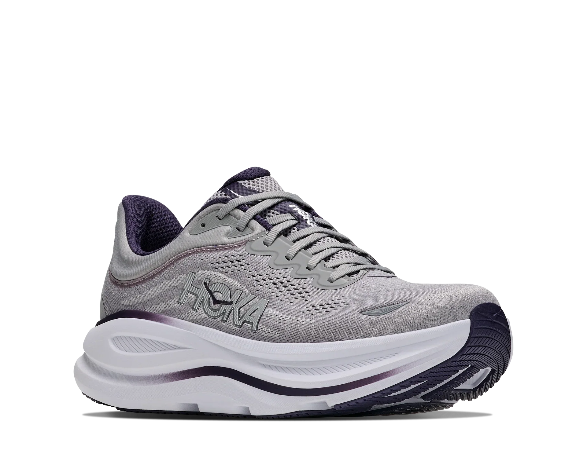 Hoka Bondi 9 Running Shoe Men - Stellar Grey/Squid Ink