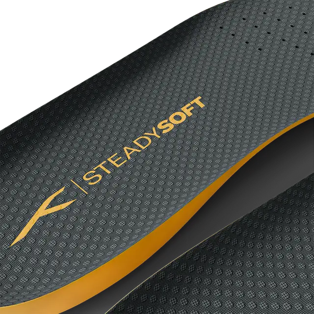 Hundred SteadySoft Insole - Dark Grey/Orange