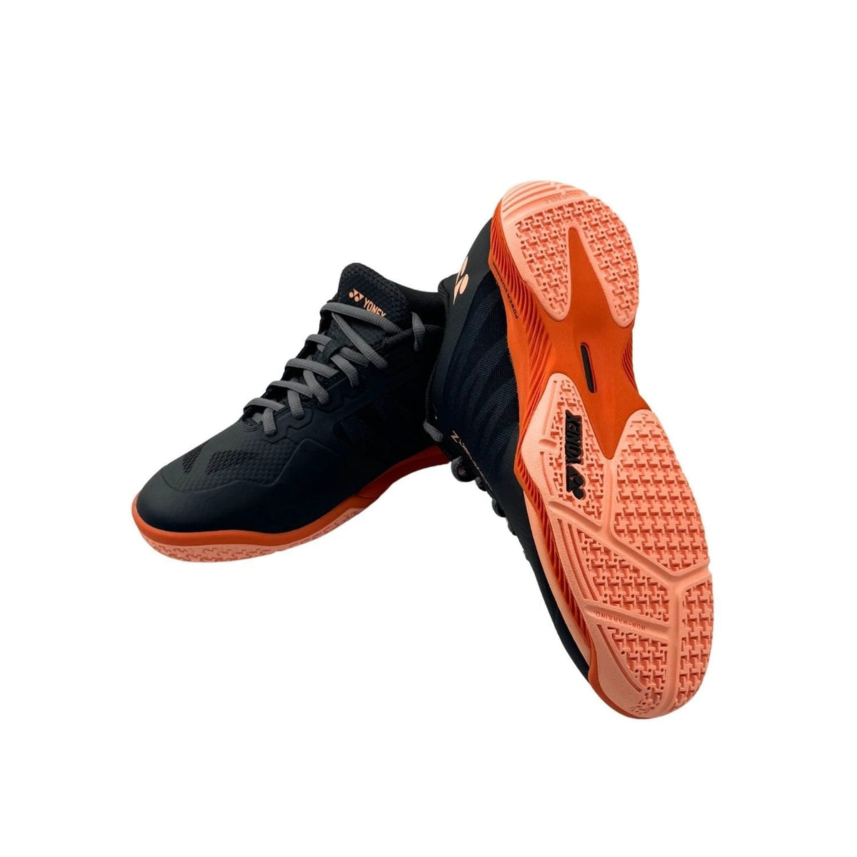 Yonex Power Cushion Comfort Z3 Badminton Shoes Men - Dark Gun/Orange Badminton Shoes Yonex