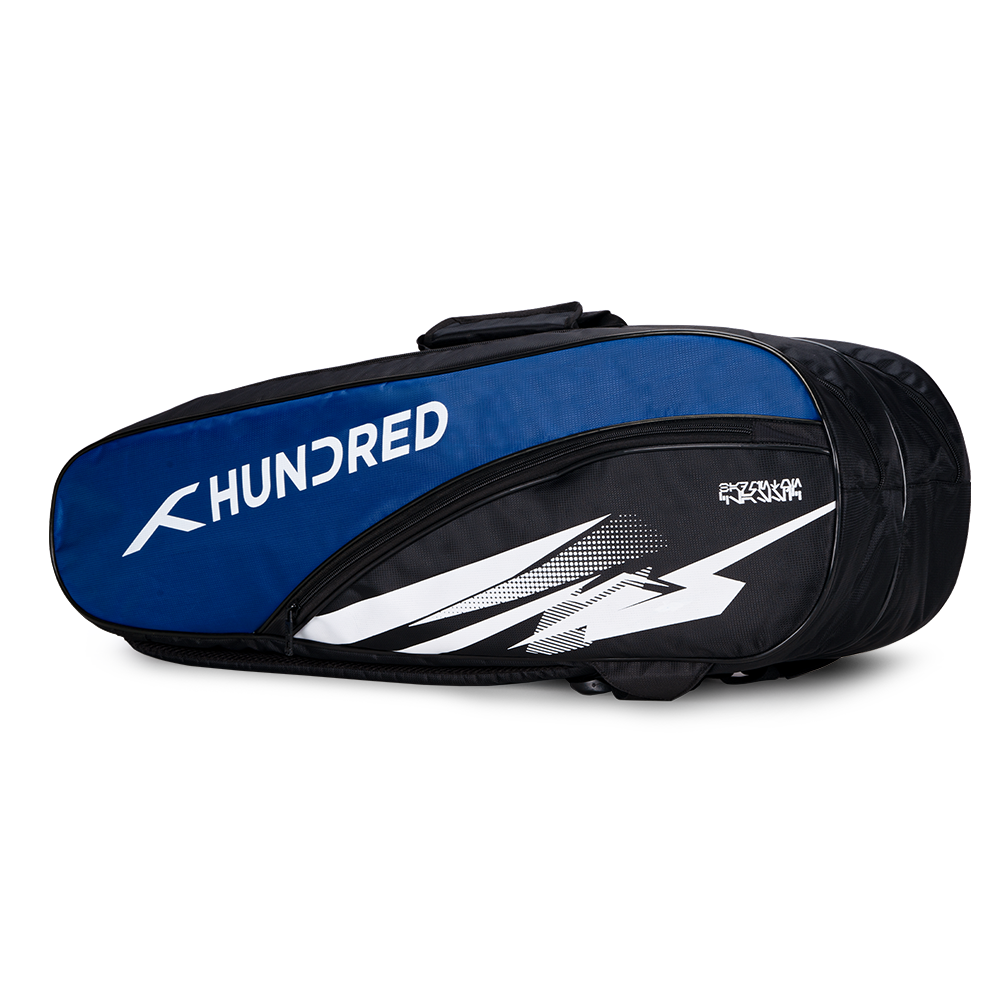 Hundred Cosmogear Badminton Kitbag - Black/Royal Blue