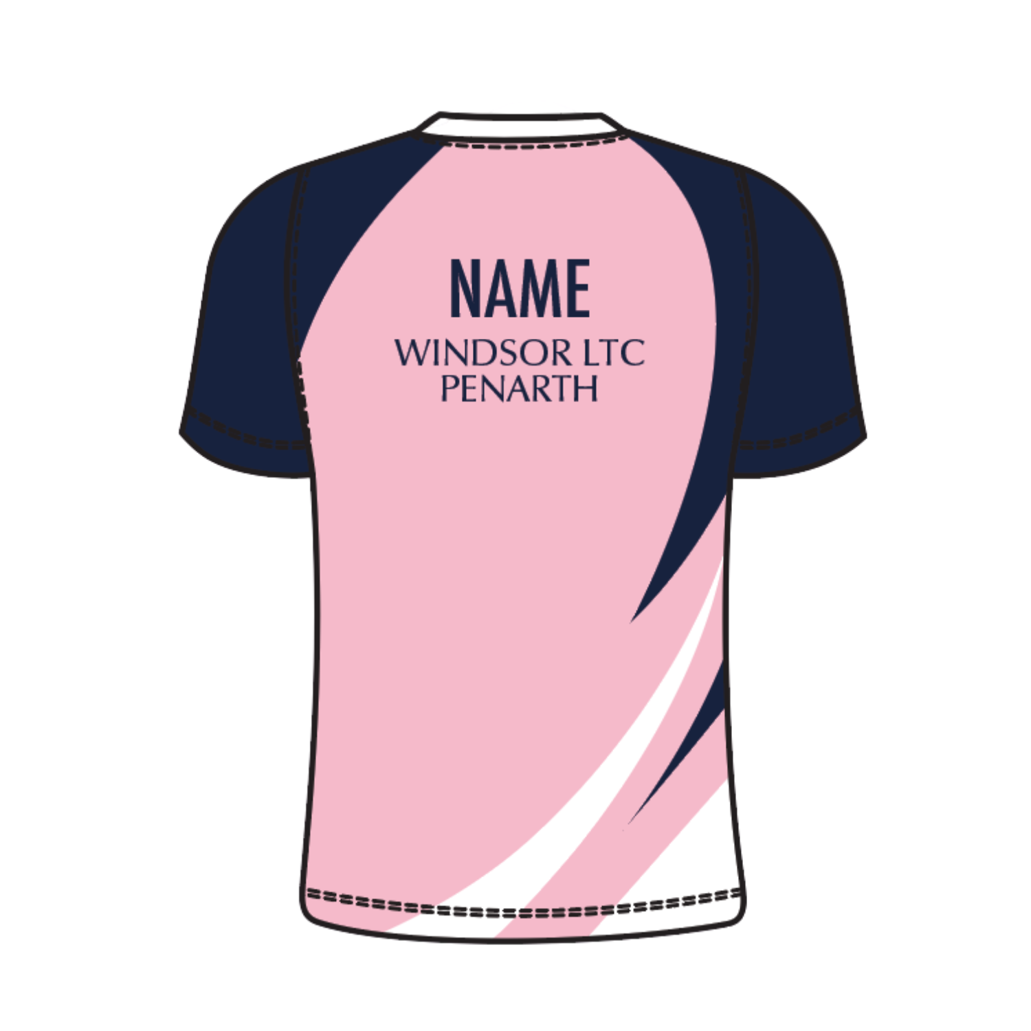 Penarth Windsor LTC T004 Beast V Neck T-Shirt Womens