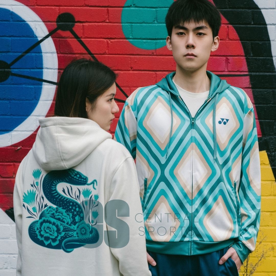 Yonex Coiled Snake Unisex Hood Ivory