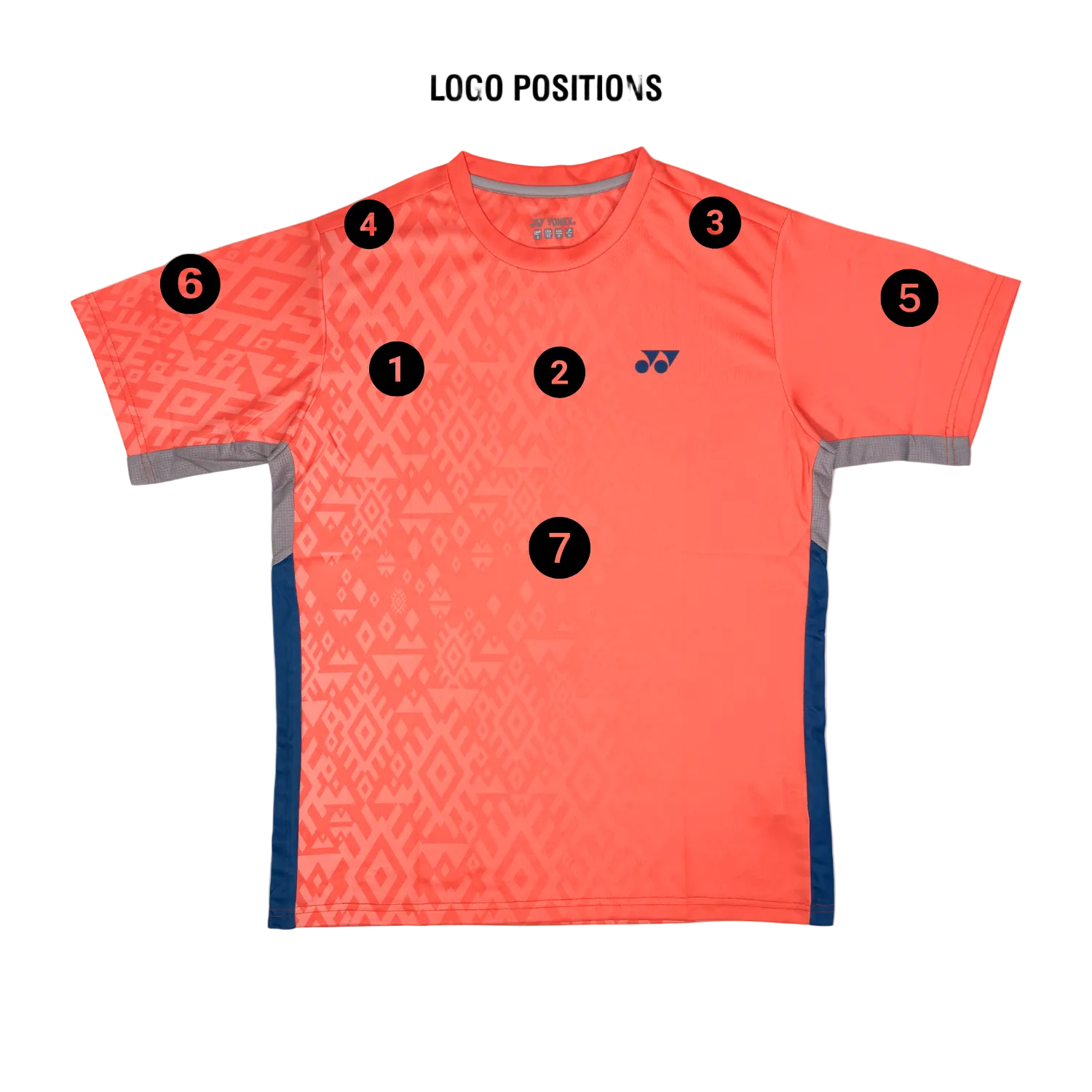 Yonex YTM 11 Batik Fade 2 Mens T-Shirt Clothing Yonex