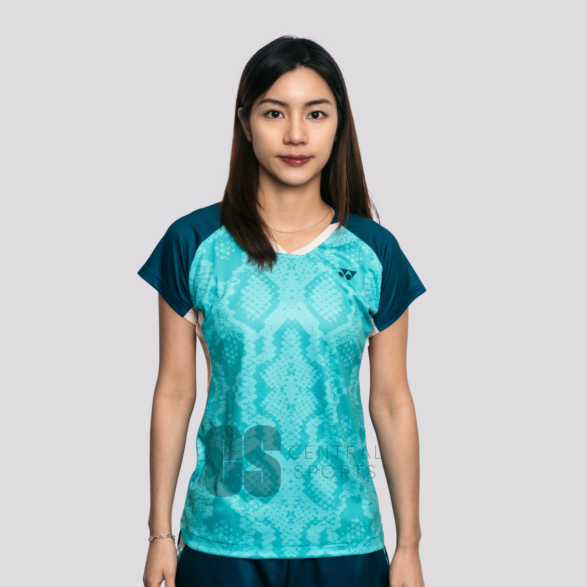 Yonex Snakeskin Game Top Womens Ivory