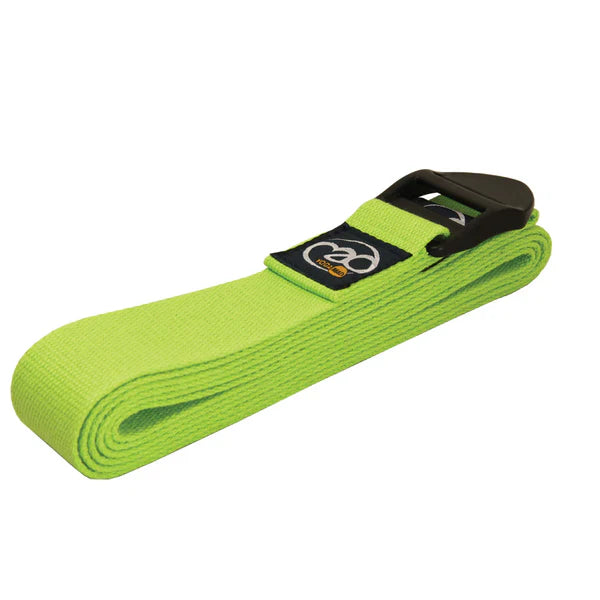 Fitness Mad Standard Yoga Belt Cotton 2.0m - Multicolor Green One Size Accessories Fitness Mad