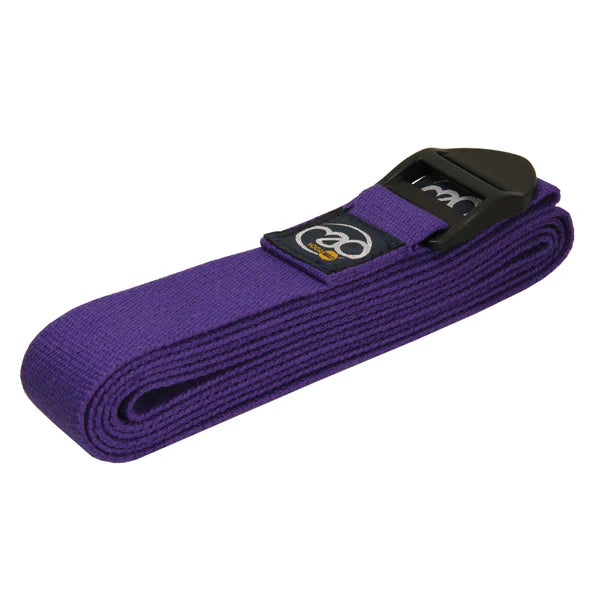 Fitness Mad Standard Yoga Belt Cotton 2.0m - Multicolor Purple One Size Accessories Fitness Mad