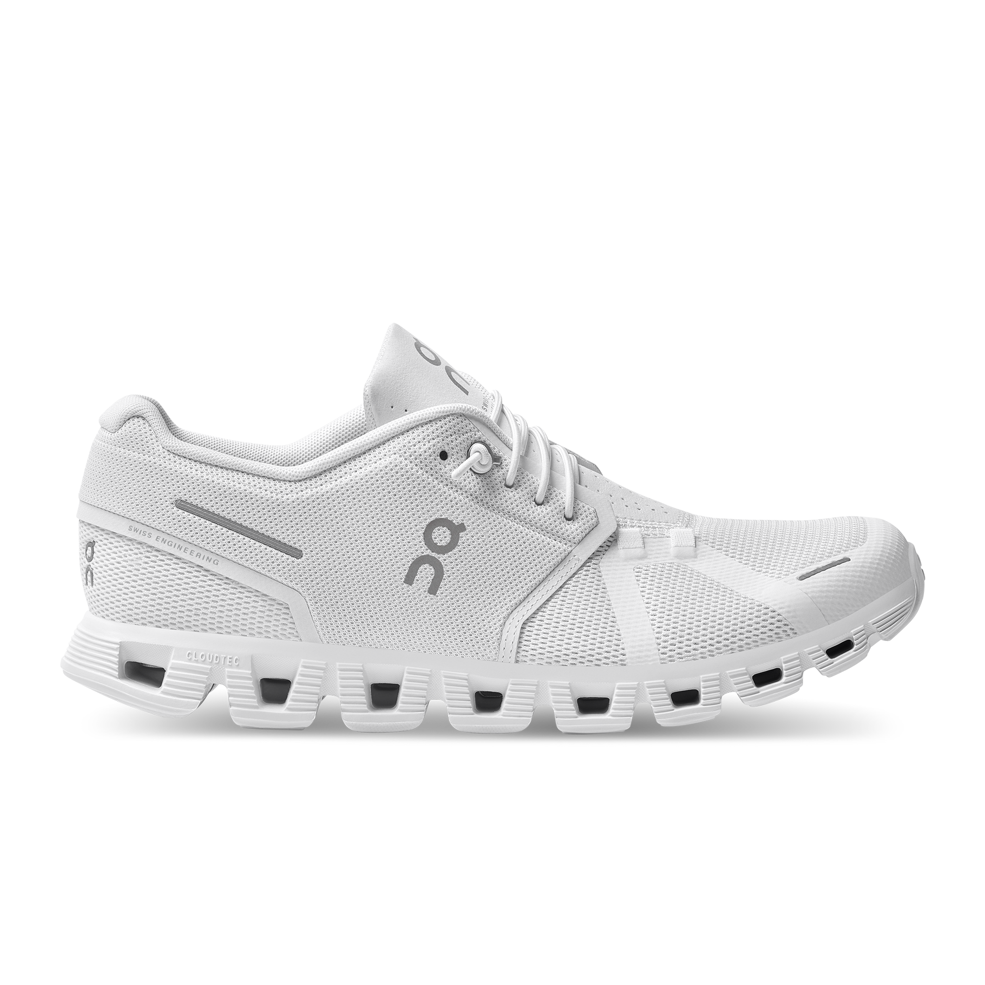 On Cloud 5 Running Shoes Men - All White