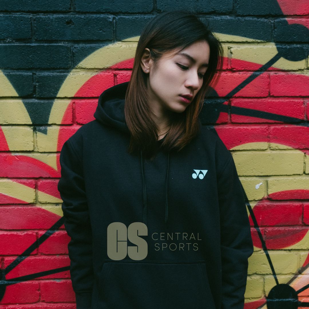 Yonex Coiled Snake Unisex Hood Black Clothing Yonex
