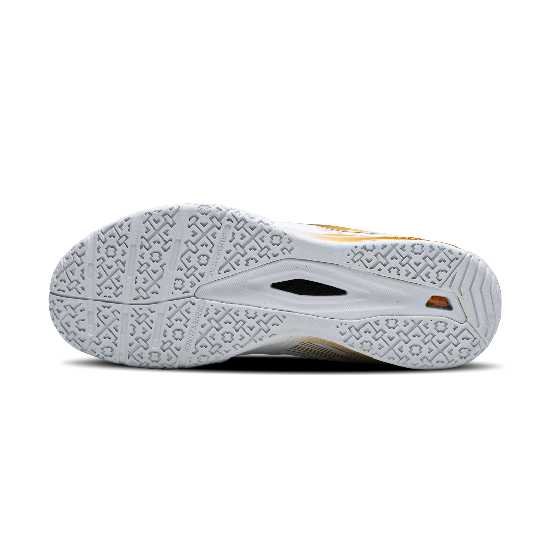 Hundred Beast Max Badminton Shoes - White/Gold