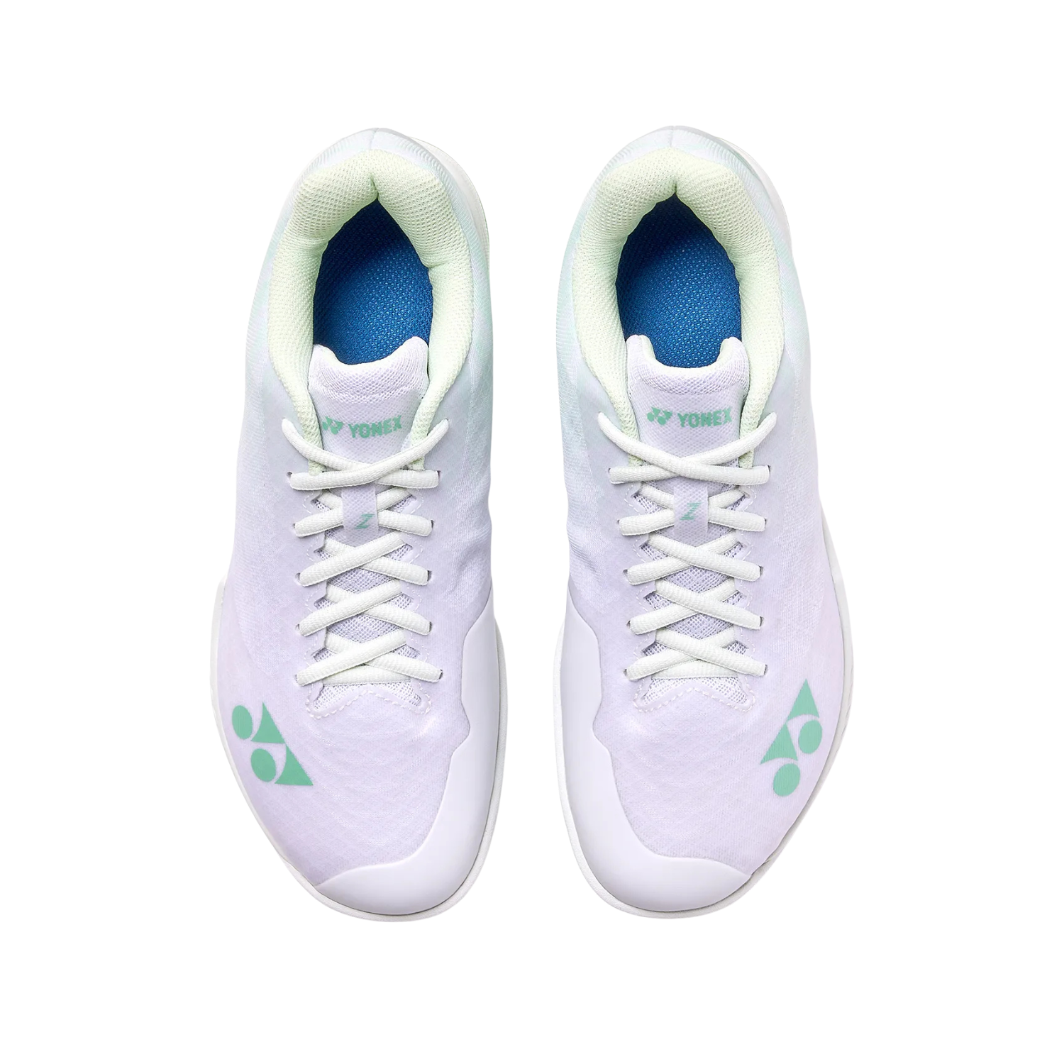 Yonex Power Cushion Aerus Z2 Wide Badminton Shoe Unisex - White/Green Badminton Shoes Yonex